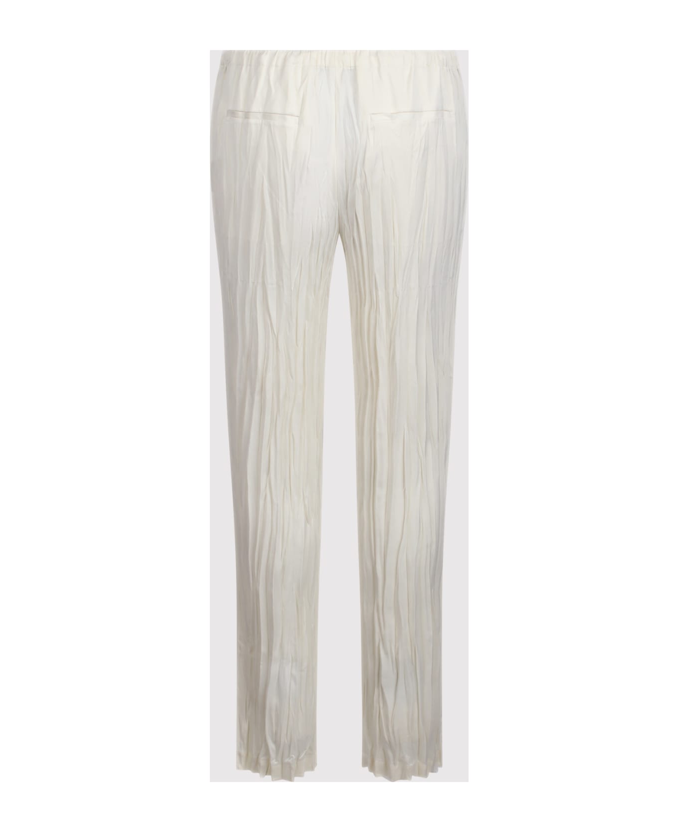 Helmut Lang Trousers With Wrinkled Effect