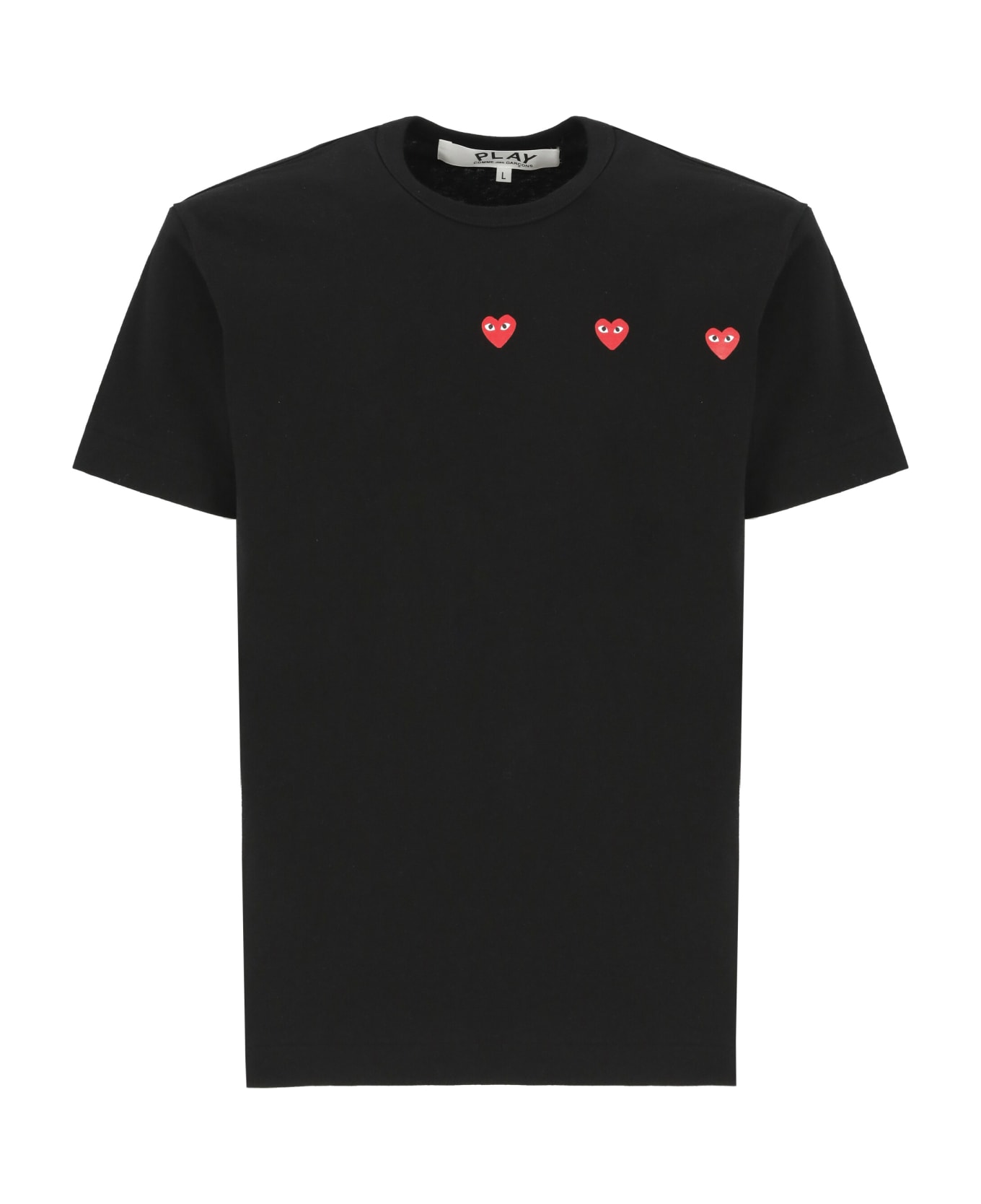 Comme des Garçons Play T-shirt With Logo - Black