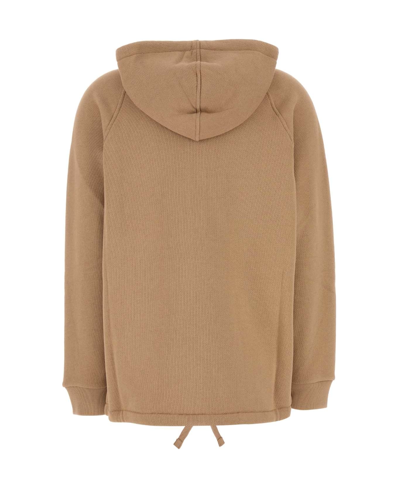 Gucci Camel Cotton Oversize Sweatshirt - DESERTSANDMIX