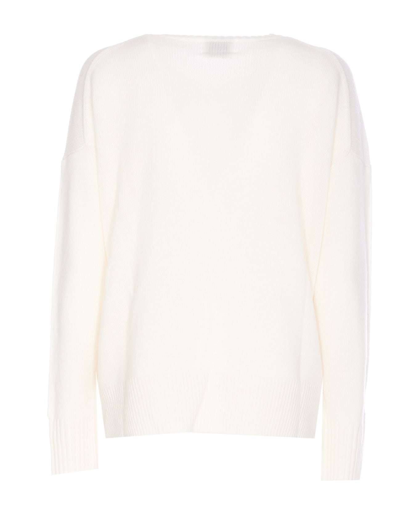 Allude Sweater - White