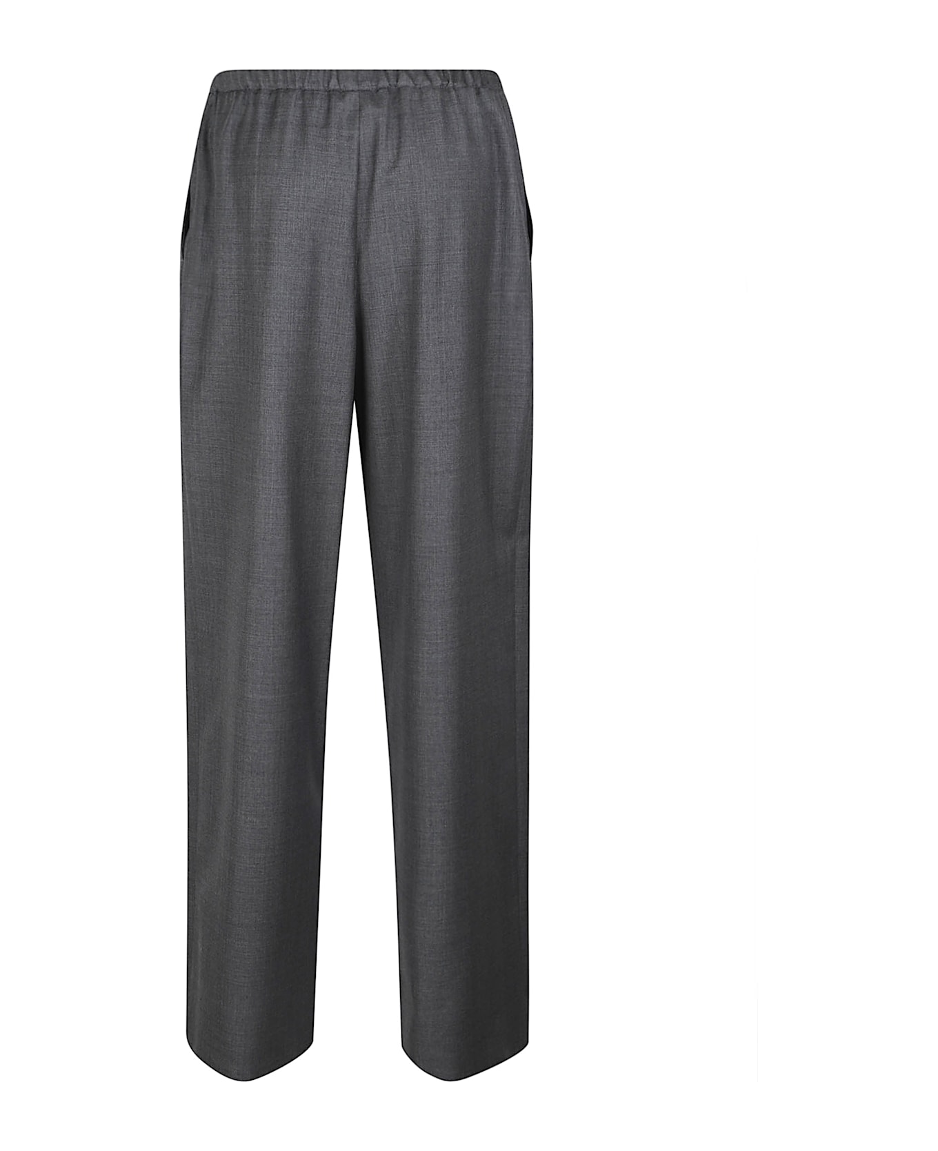 Loulou Studio Cove Lds Wide Leg Pant - CHARCOAL ボトムス