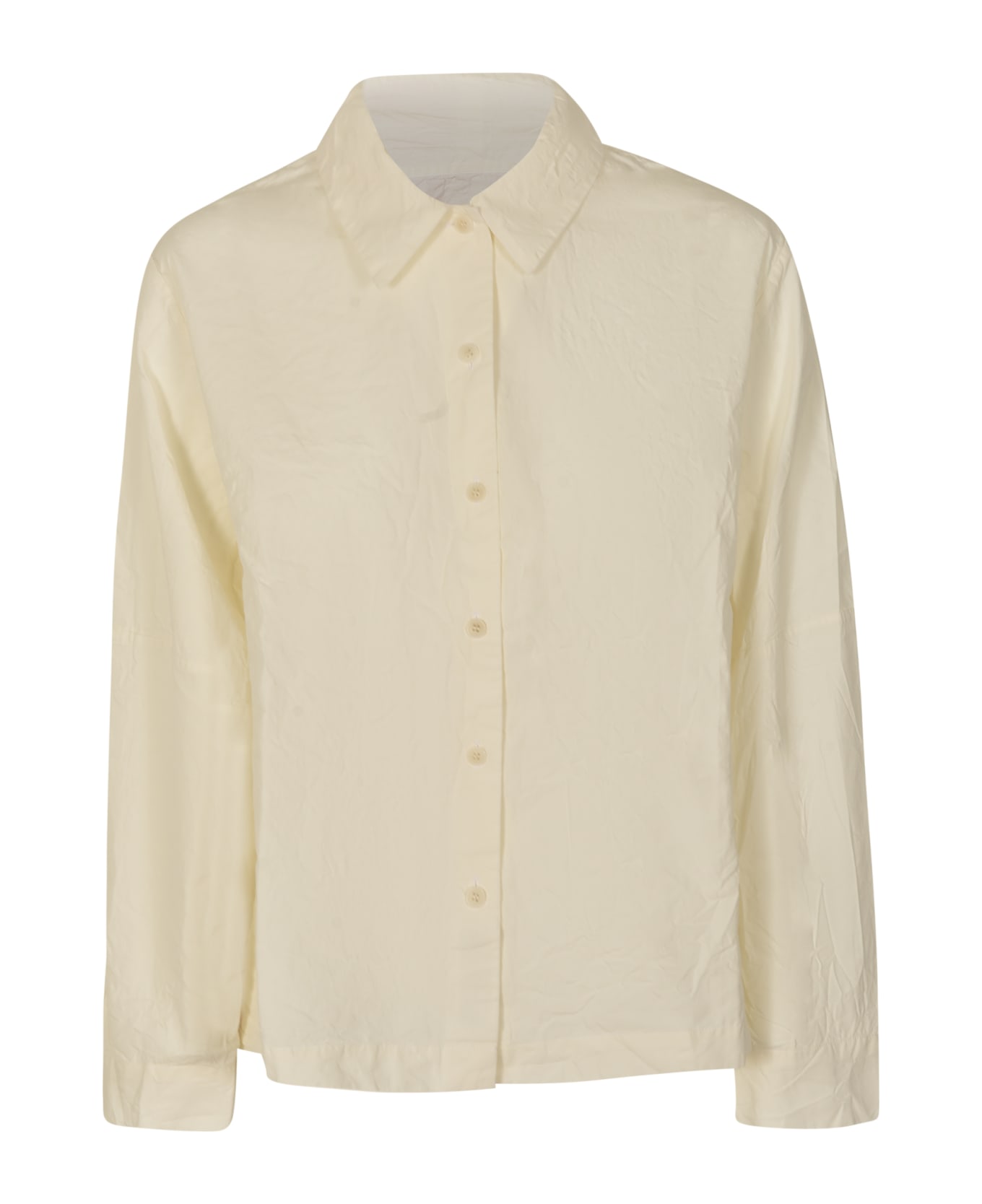Casey Casey Regular Plain Shirt - Off White