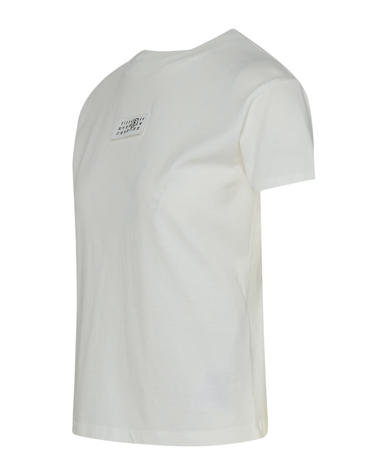 MM6 Maison Margiela White Cotton T-shirt - Non definito