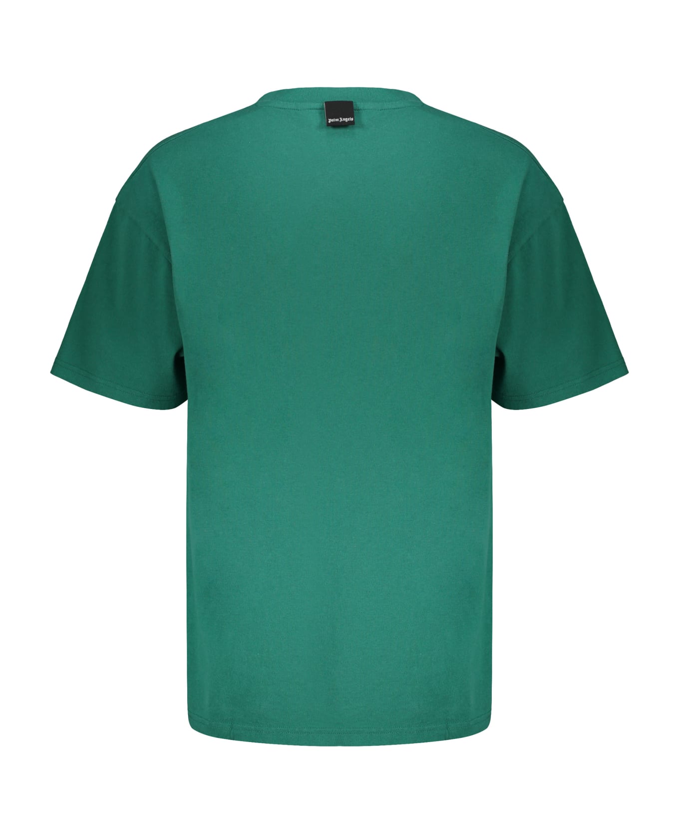 Palm Angels Cotton T-shirt - green シャツ
