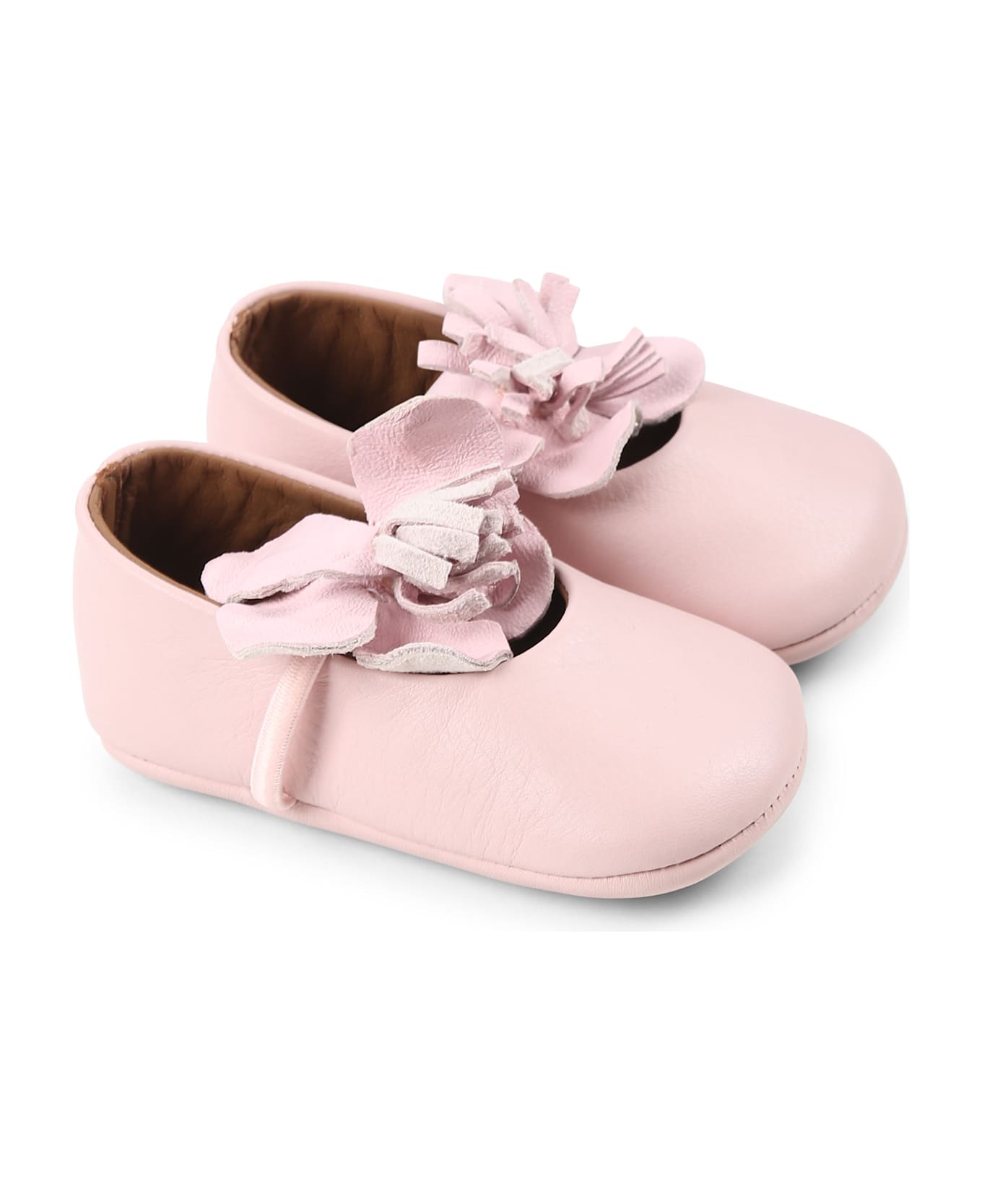 Pèpè Pink Ballet Flats For Baby Girl - Pink