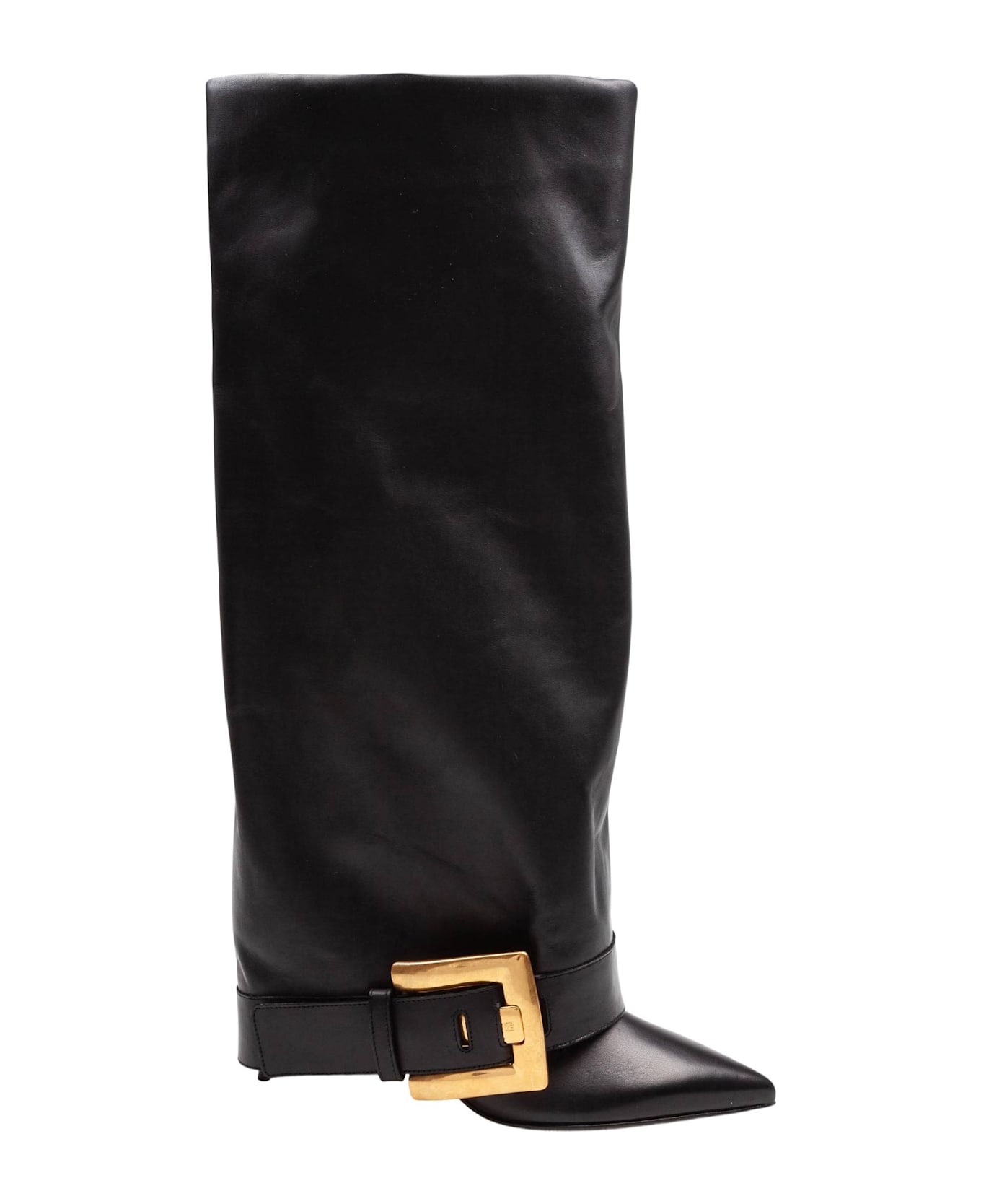 Balmain Boot Anthem-calfskin - Noir