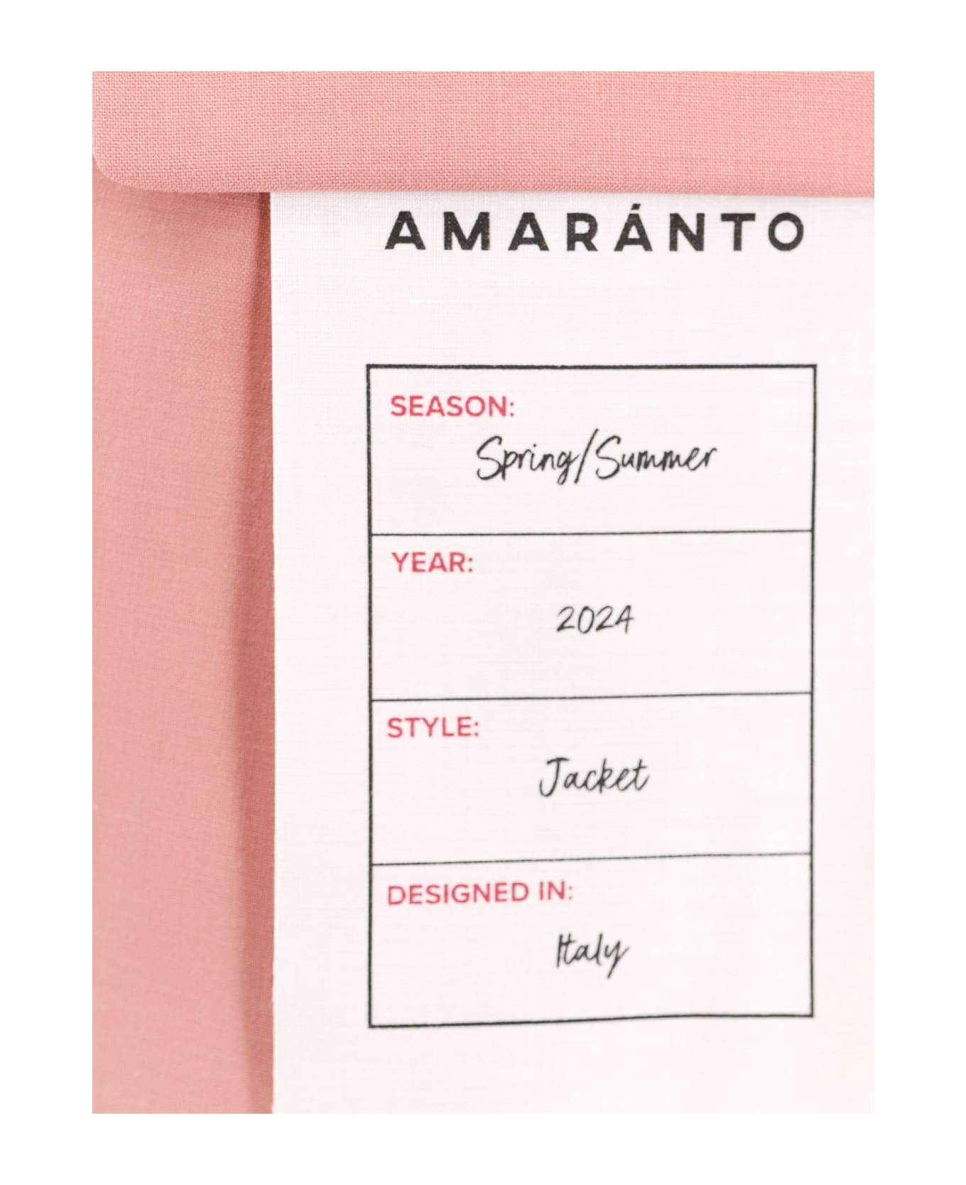 Amaranto Blazer - Pink