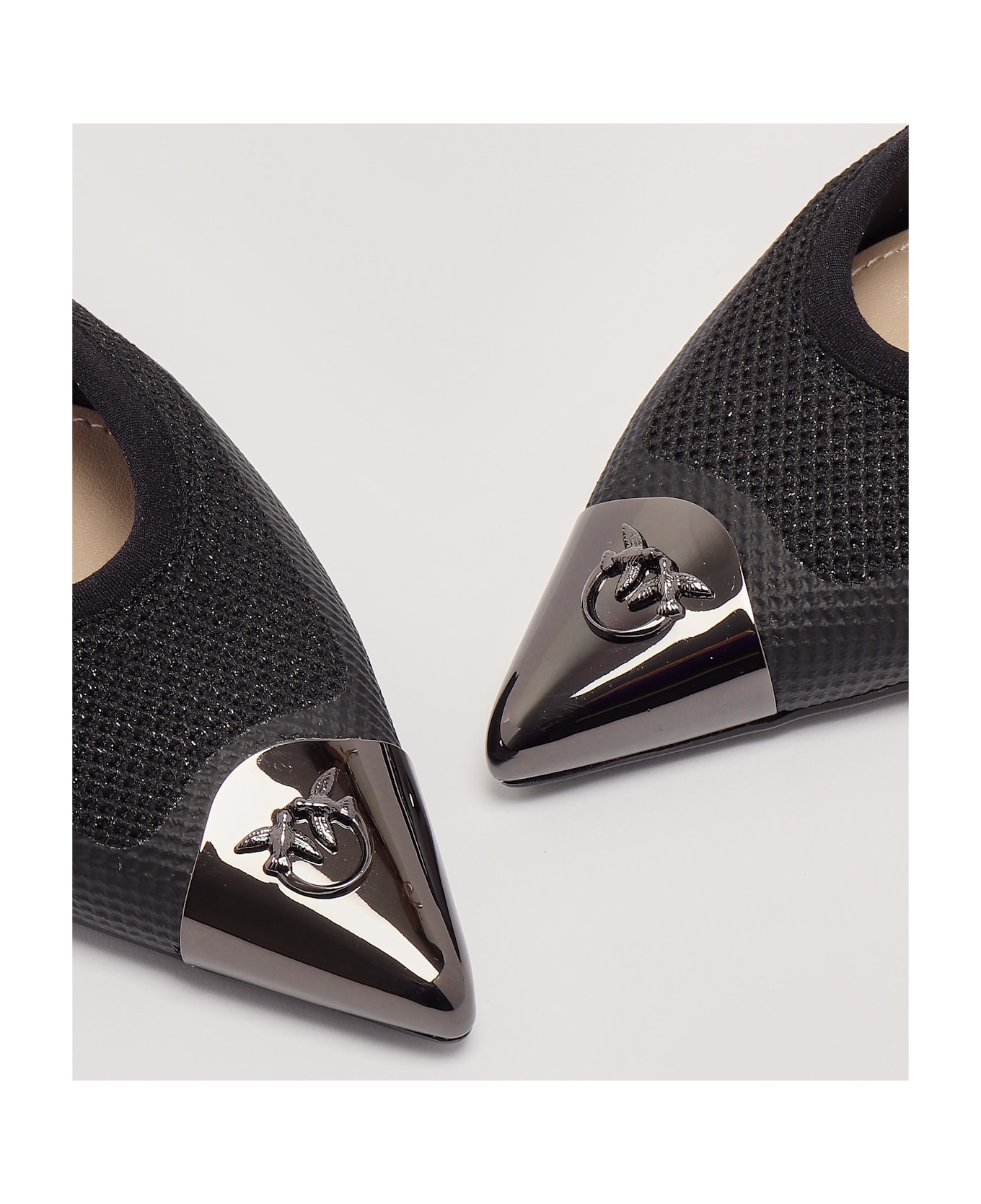 Pinko Gianira 14 Flat Shoes - NERO フラットシューズ