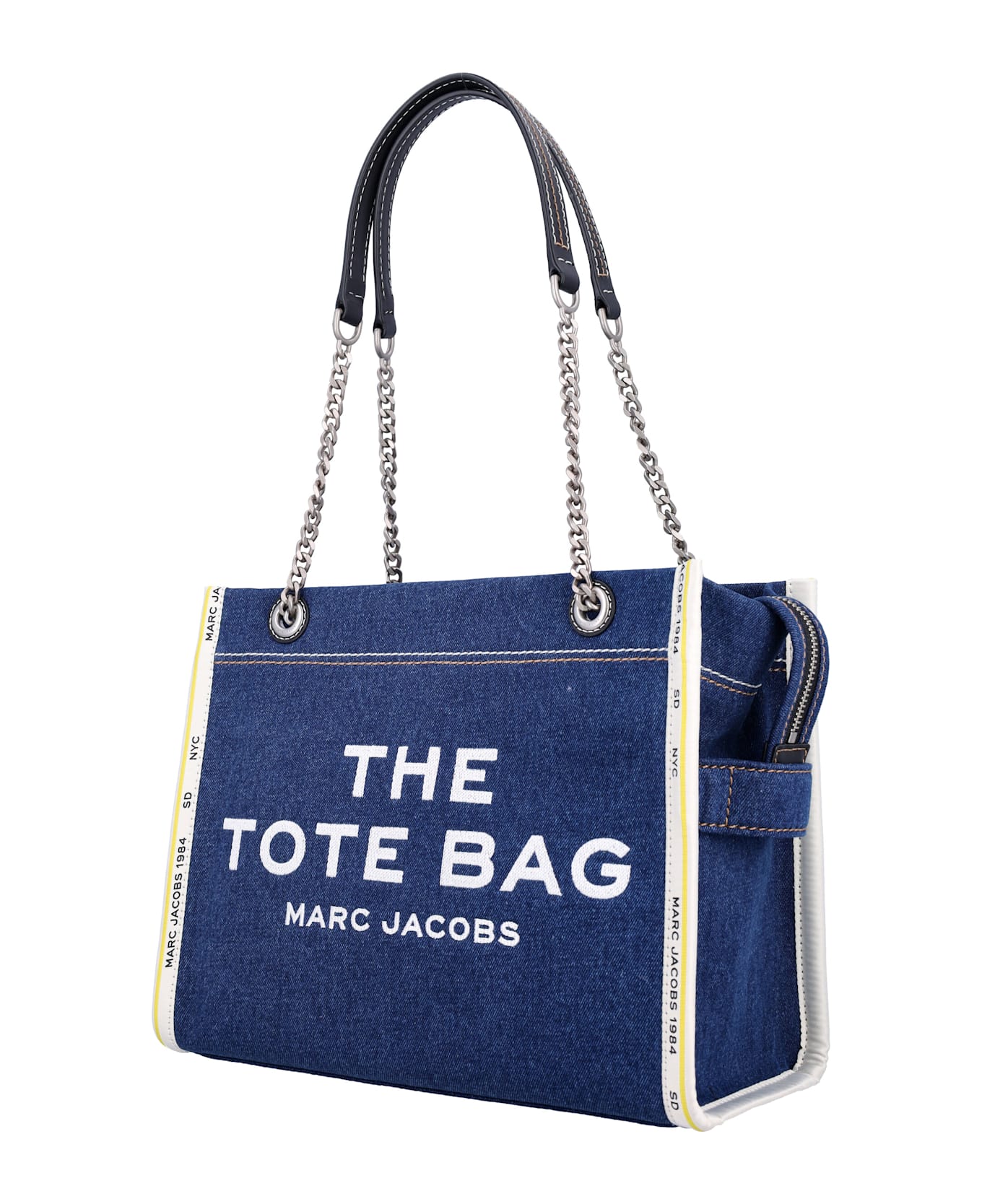 Marc Jacobs Medium 
tote
 Blue Denim Bag - DARK WASH