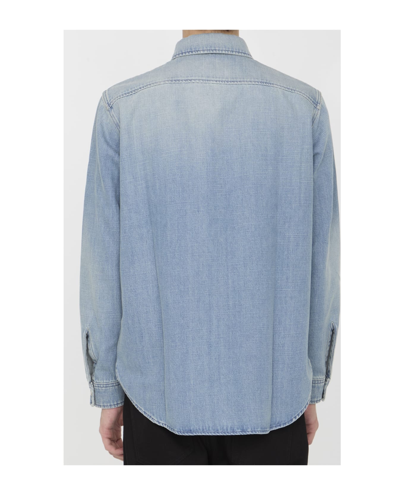 Saint Laurent Oversize Shirt - LIGHT JAPANESE BLUE シャツ