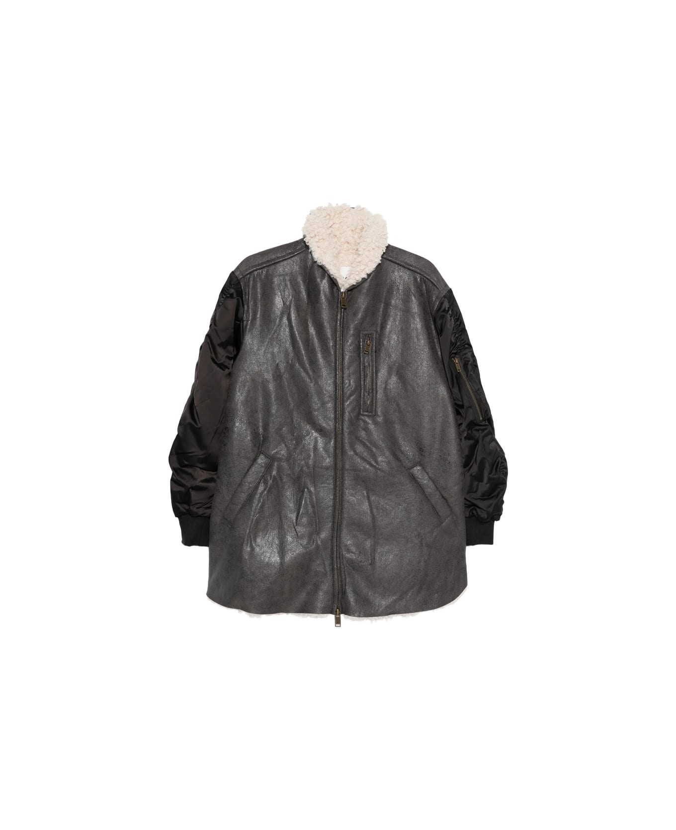 Marant Étoile Leather Outerwear - BLACK