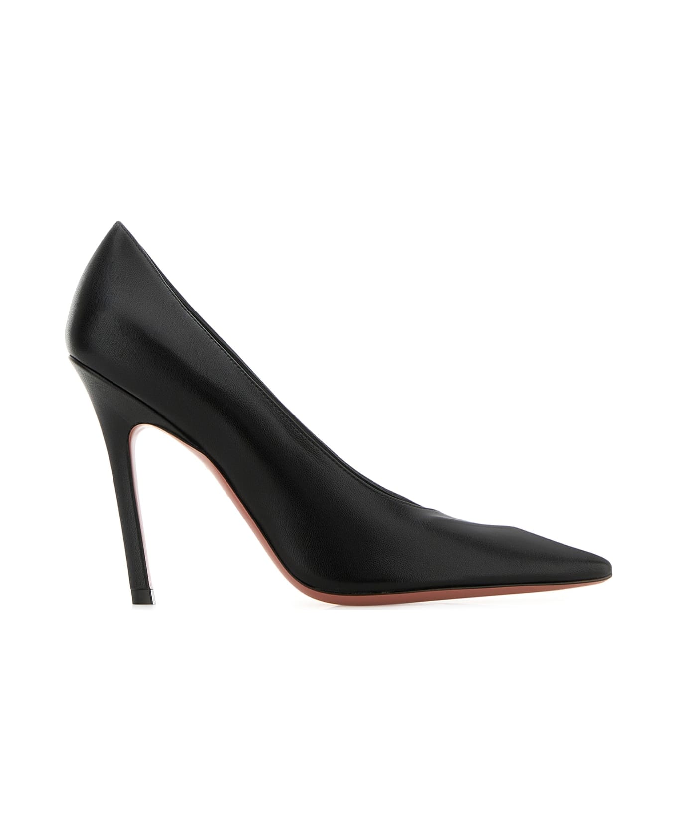 Amina Muaddi Christine Pump 100 Nappa Black 100 - BLACK