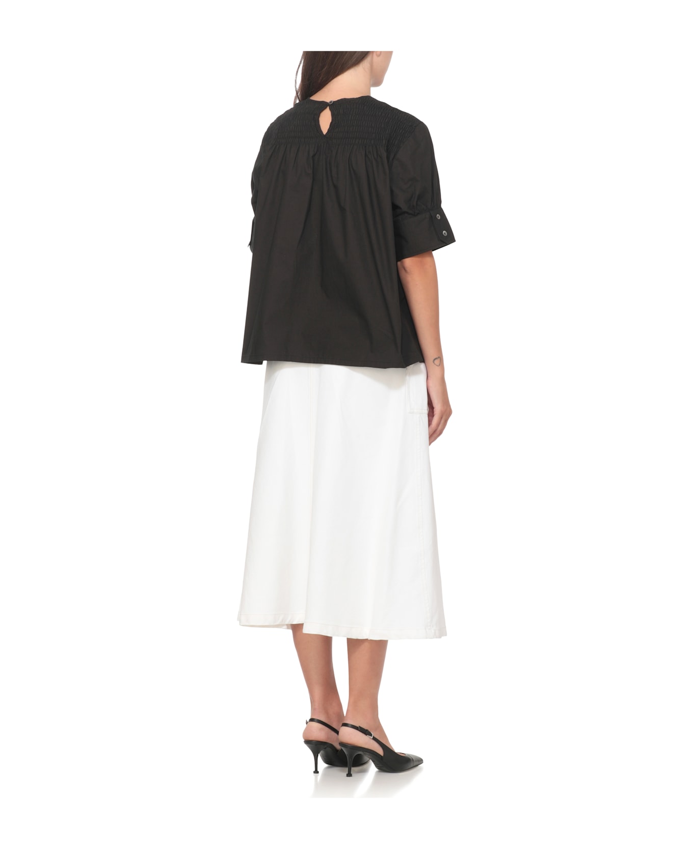 A.P.C. Cotton Blouse - Black