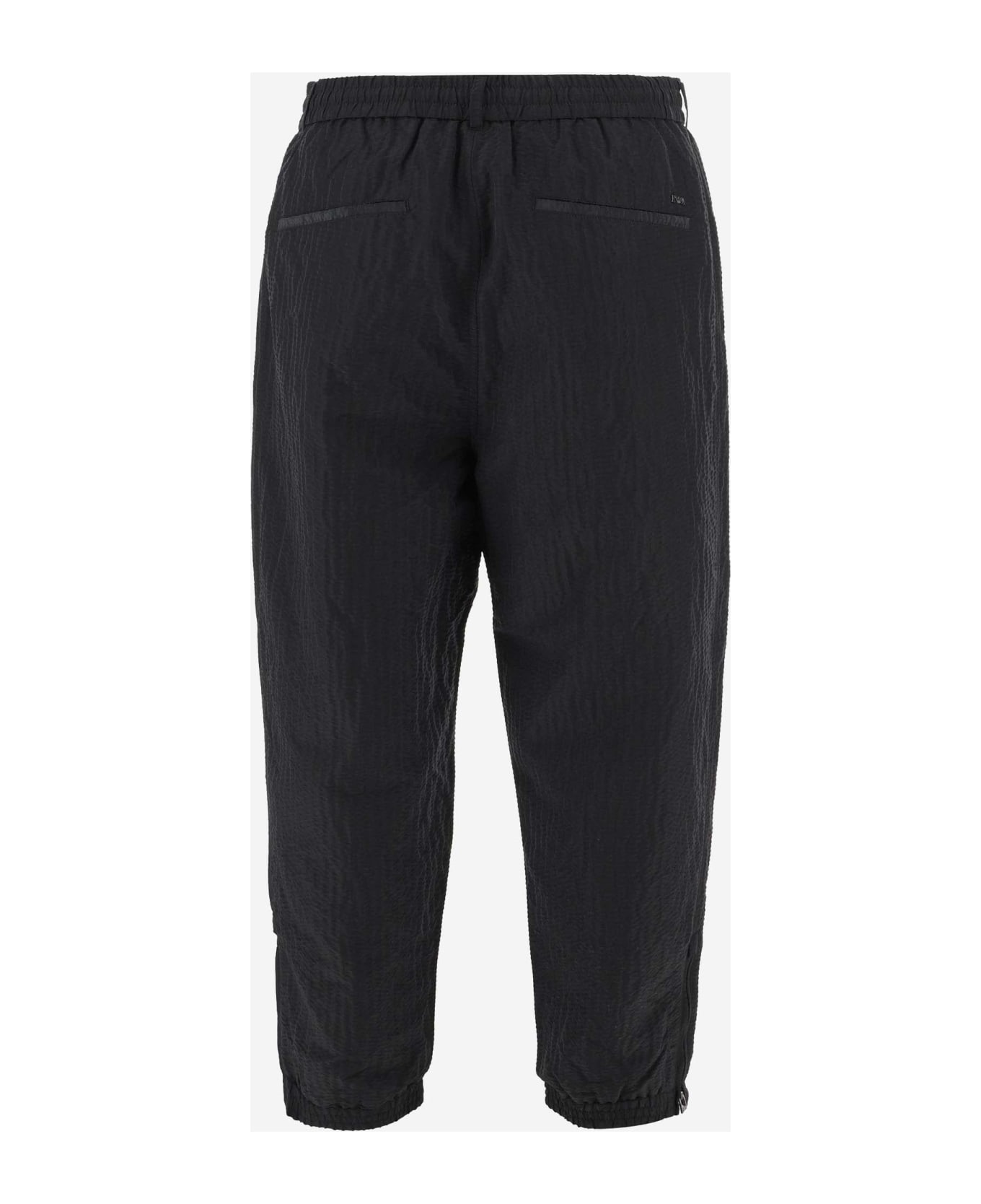 Emporio Armani Nylon Pants - Black スウェットパンツ