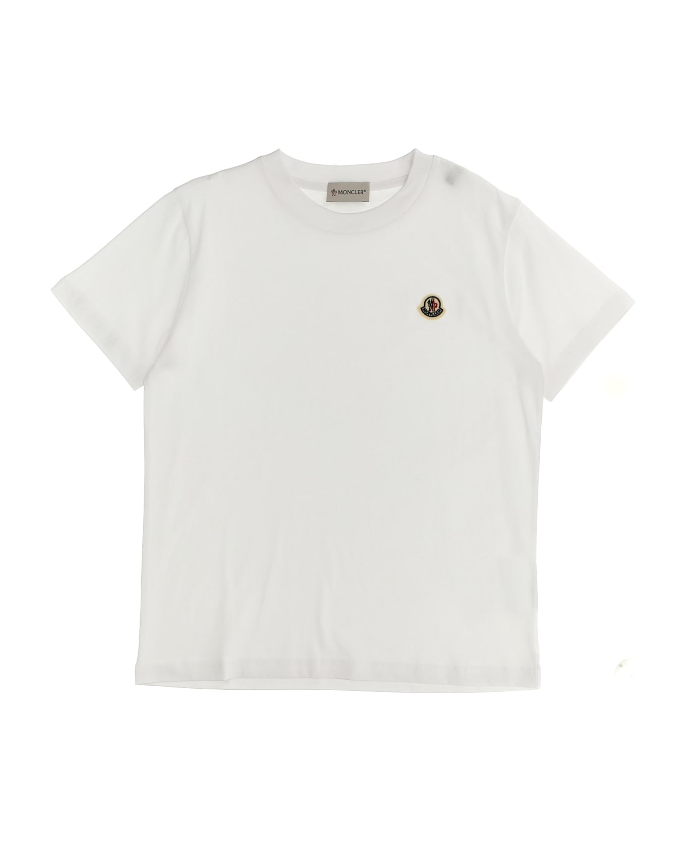 Moncler Logo Patch T-shirt - White Tシャツ＆ポロシャツ