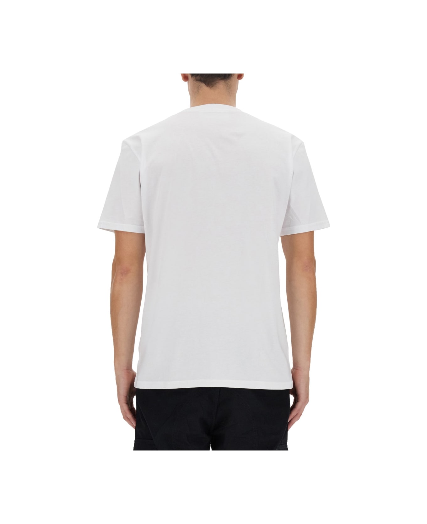 Neil Barrett "double Bolt" T-shirt - WHITE