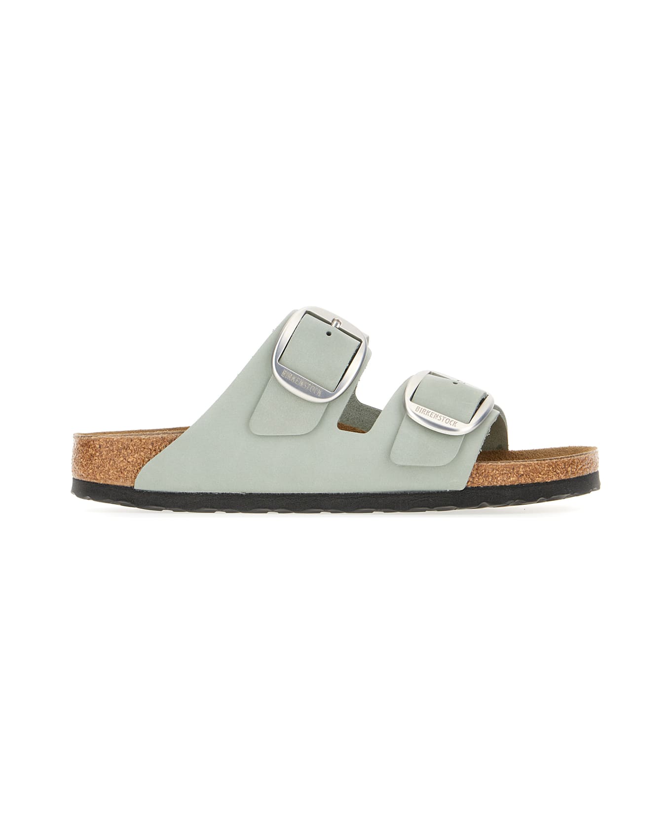Birkenstock Sage Green Suede Arizona Big Buckle Sandals - Pure Sage