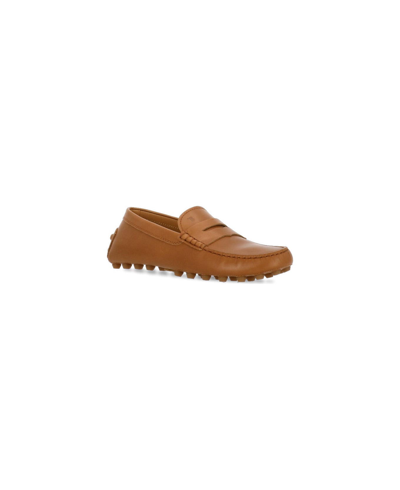 Tod's Smooth Leather Loafers - BROWN