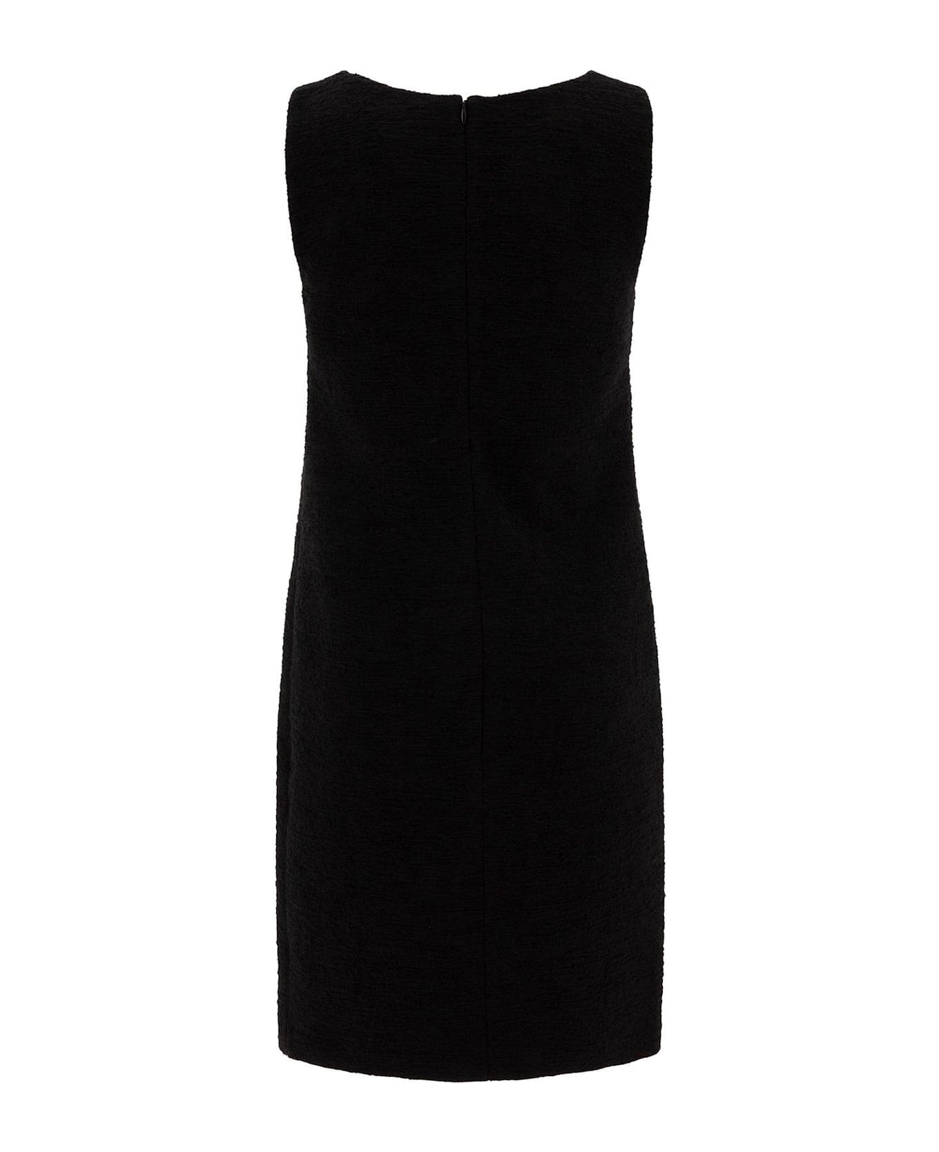 Loulou Studio Maley Sleeveless Boat Neckline Dress - Black