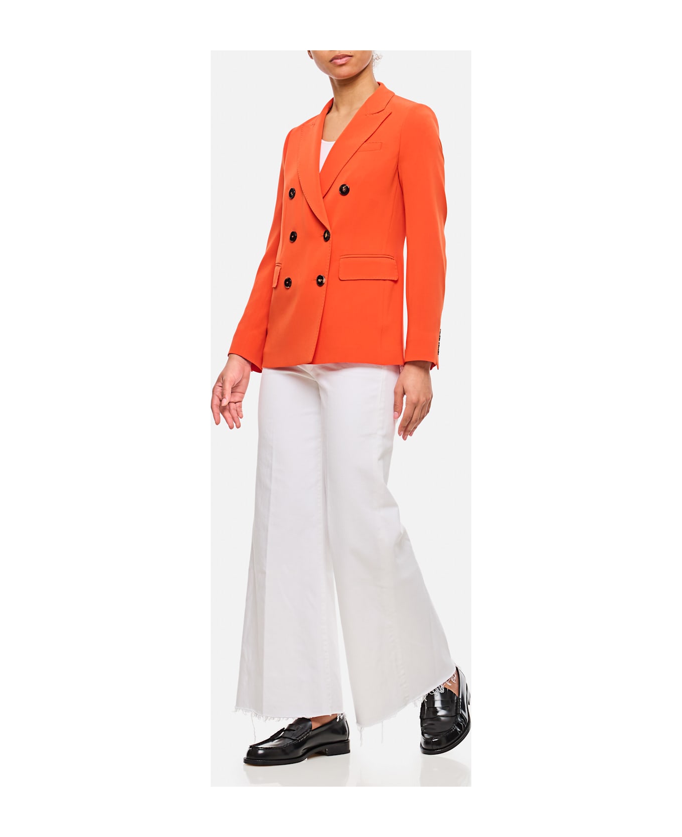 Alberto Biani Double-breasted Jacket - Orange