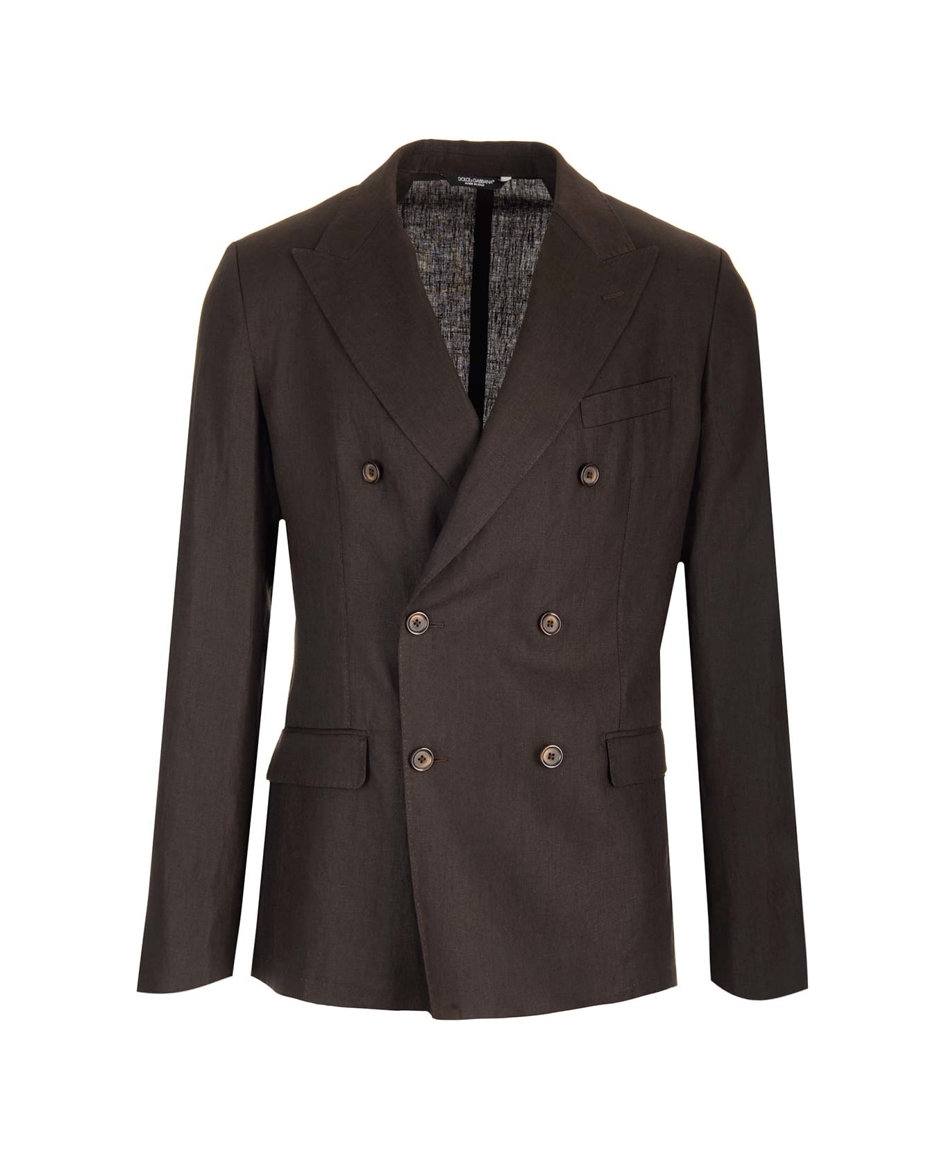 Dolce & Gabbana Double-breasted Jacket - Brown