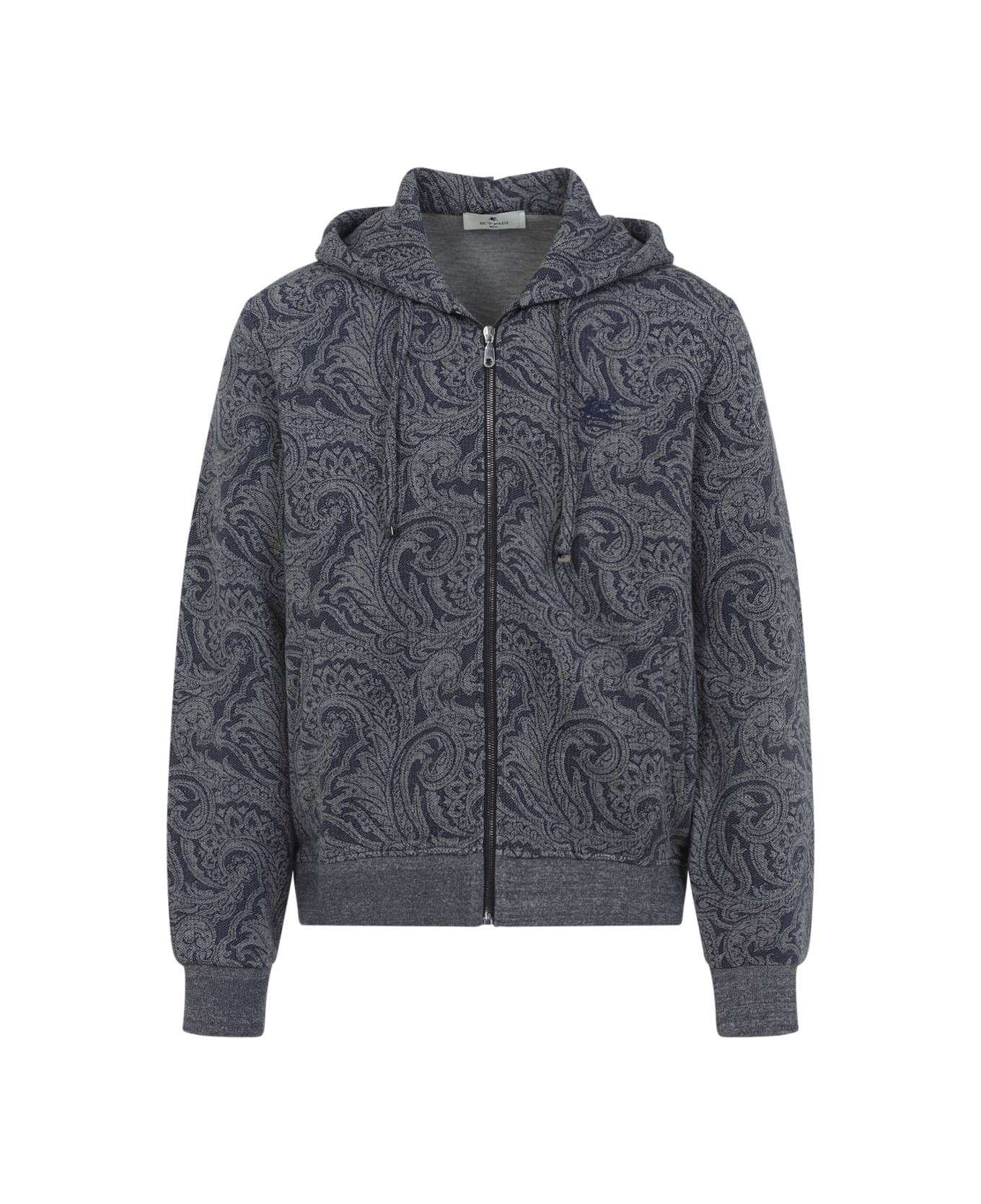 Etro Zipped Hoodie With Welt Pockets - Bicolore