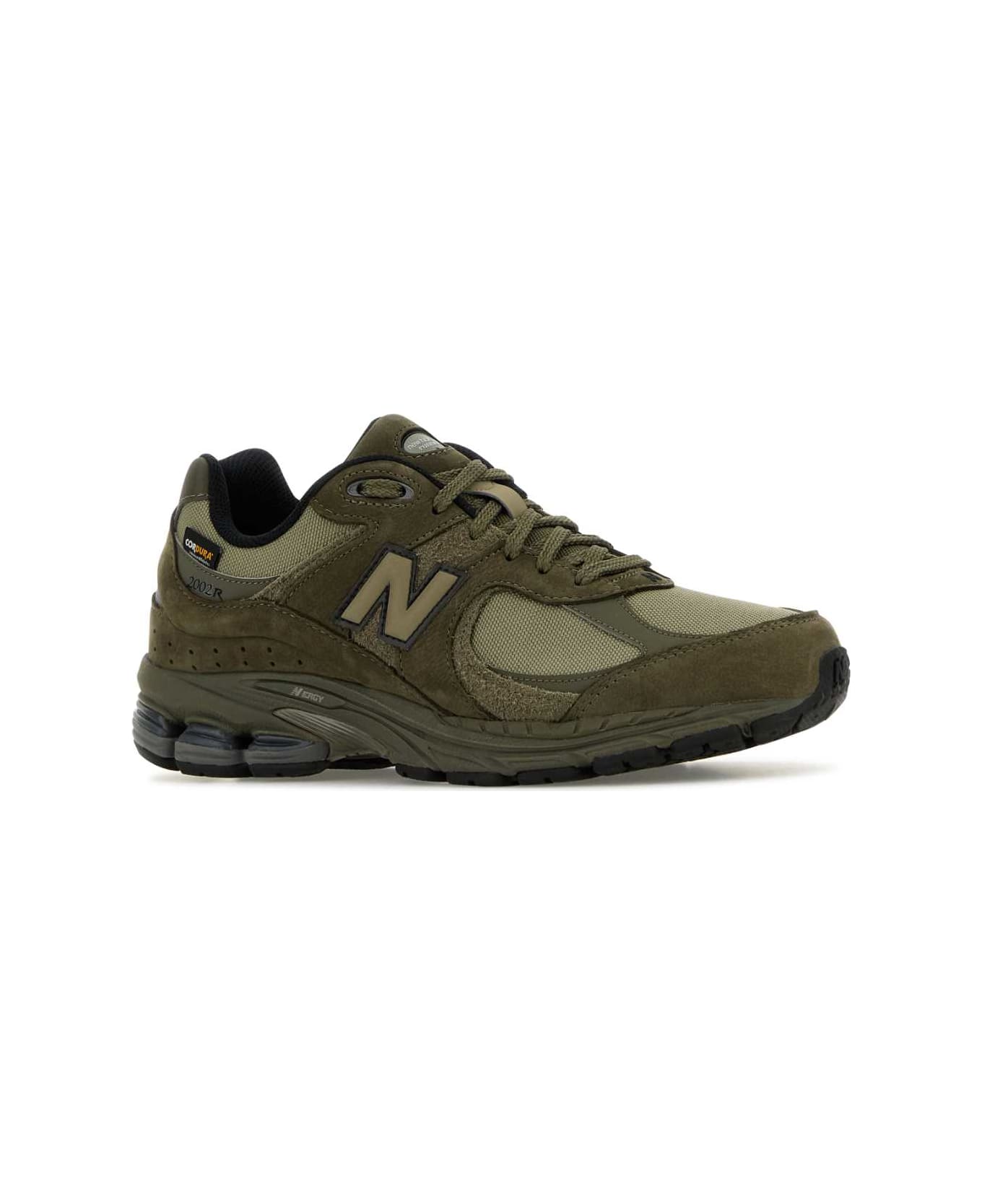 New Balance Army Green Suede And Mesh 2002r Sneakers - CAMOGREEN