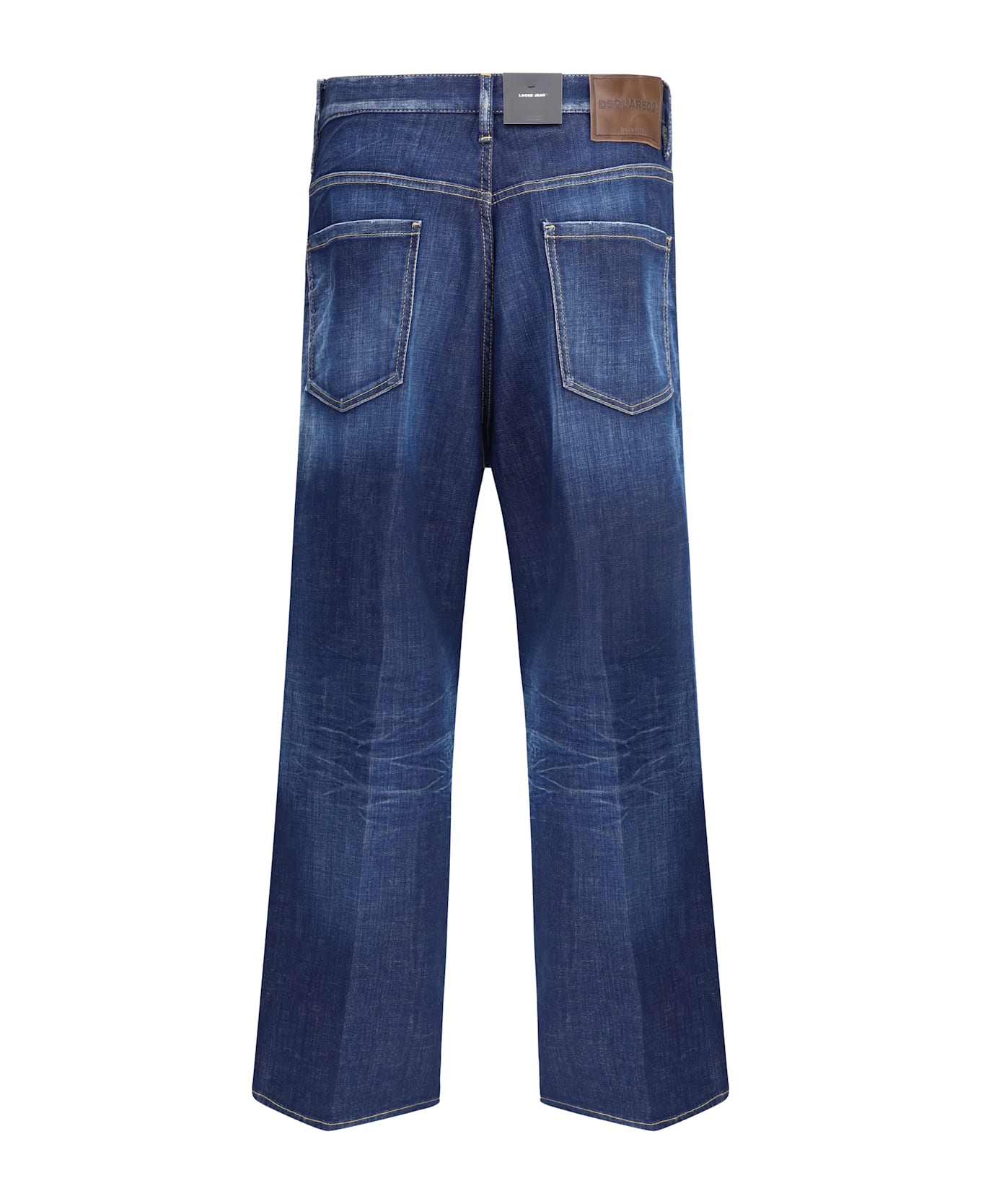 Dsquared2 Loose Jeans - BLUE