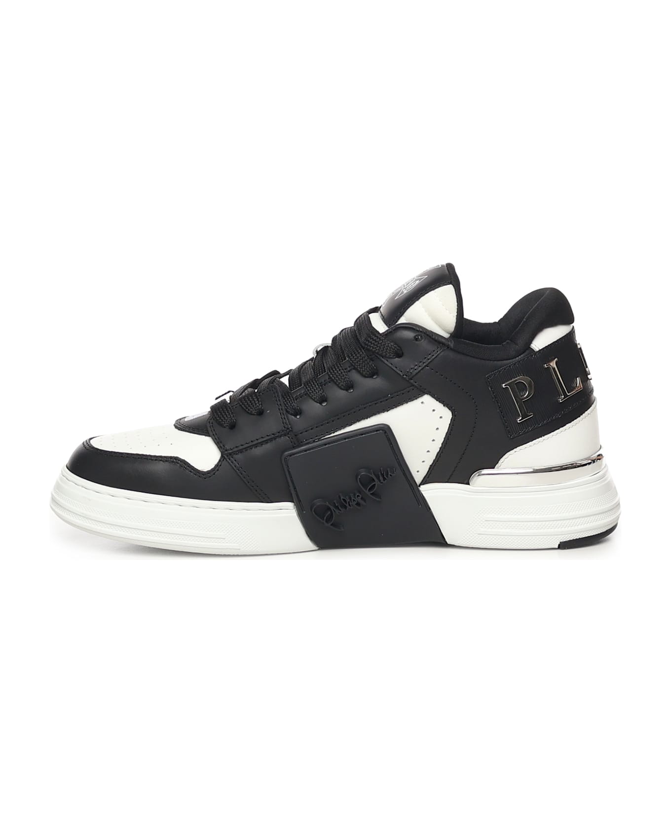 Philipp Plein Phantom Kicks Sneakers - White / Black