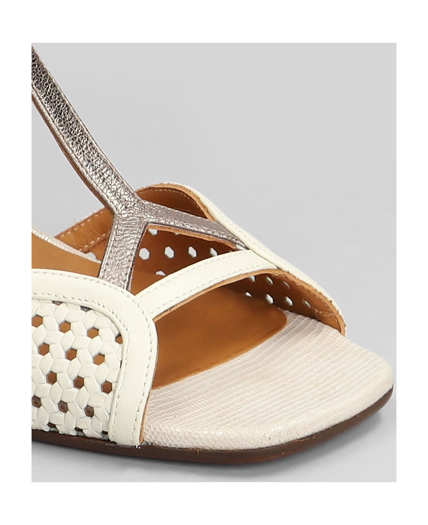 Chie Mihara Sandals In White Leather - white