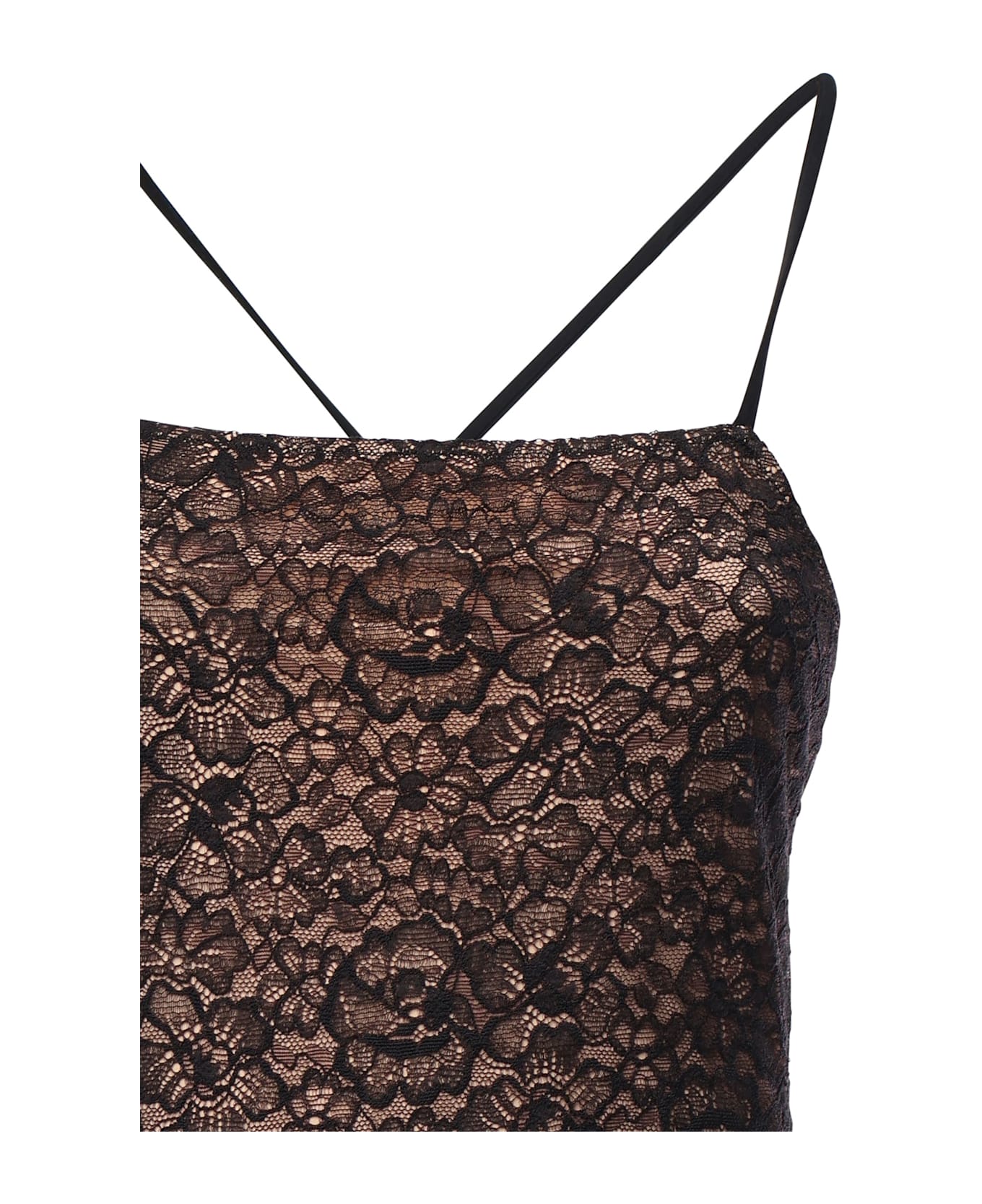 Dolce 
Gabbana Lace One-piece Swimsuit - Black