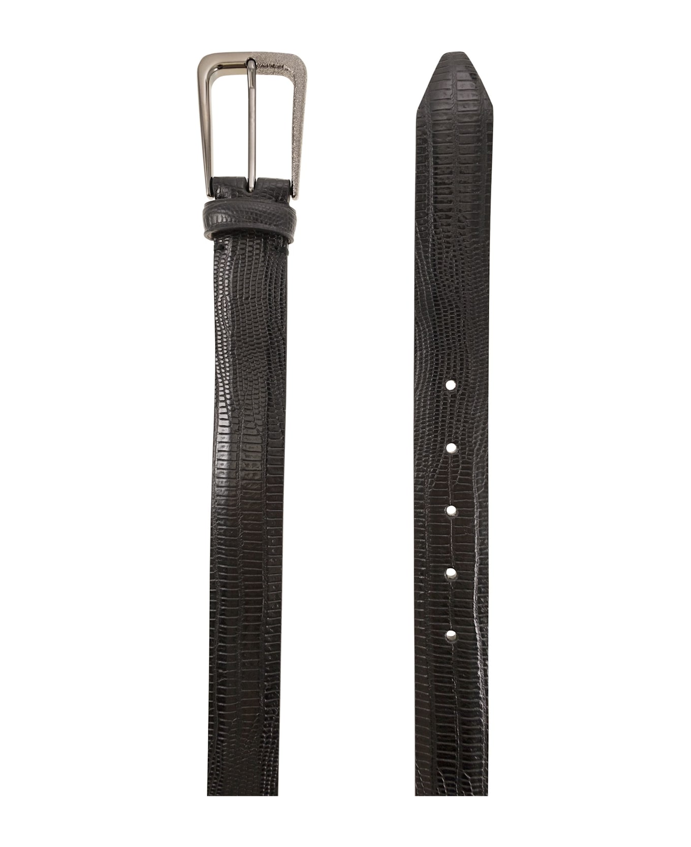 Brunello Cucinelli Leather Belt - Black