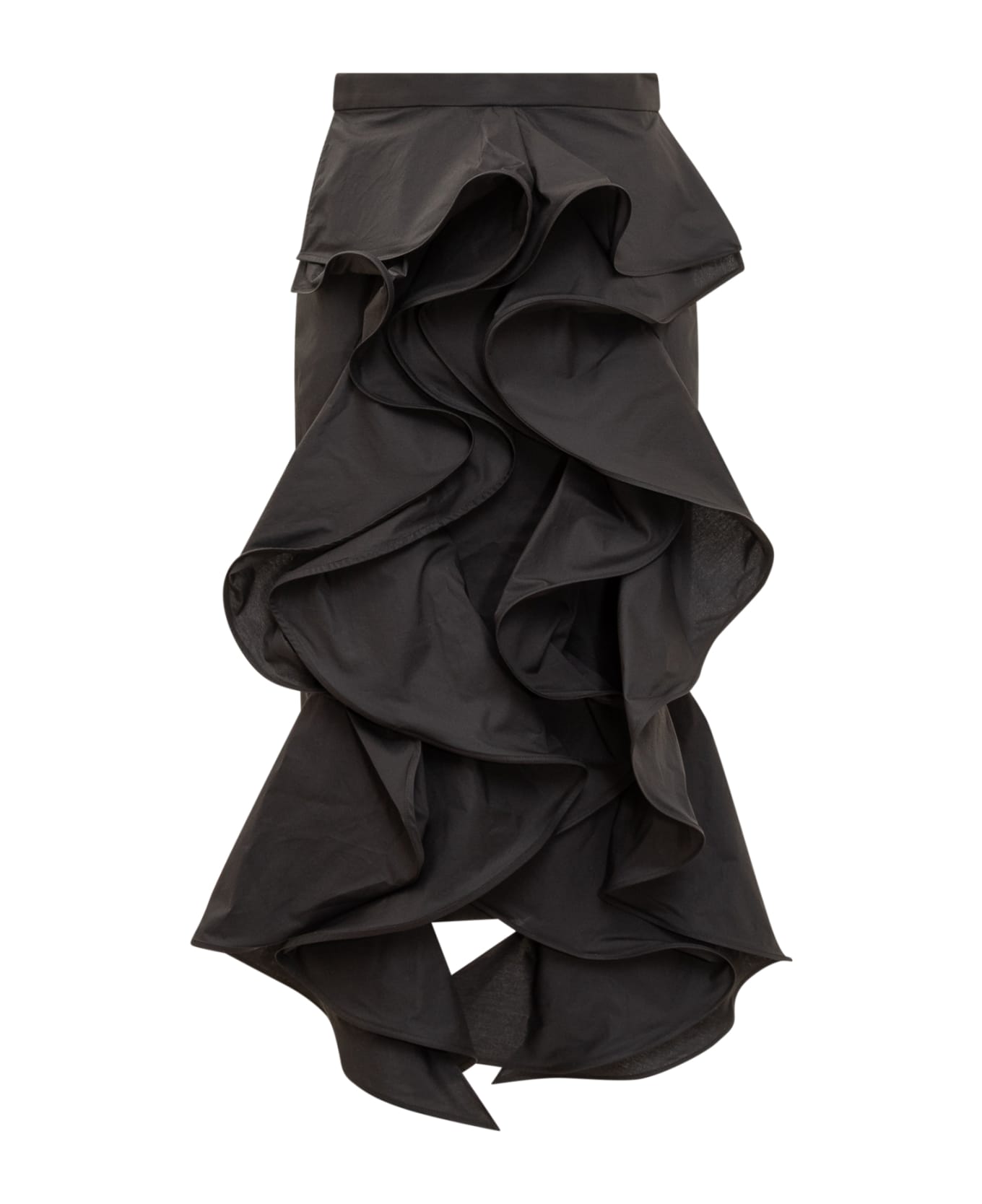 Rochas Long Skirt - BLACK