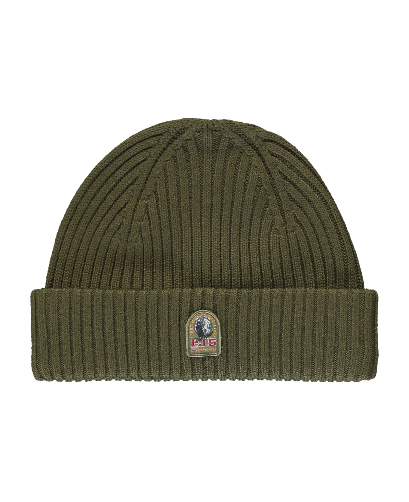 Parajumpers Ribbed Knit Beanie - green