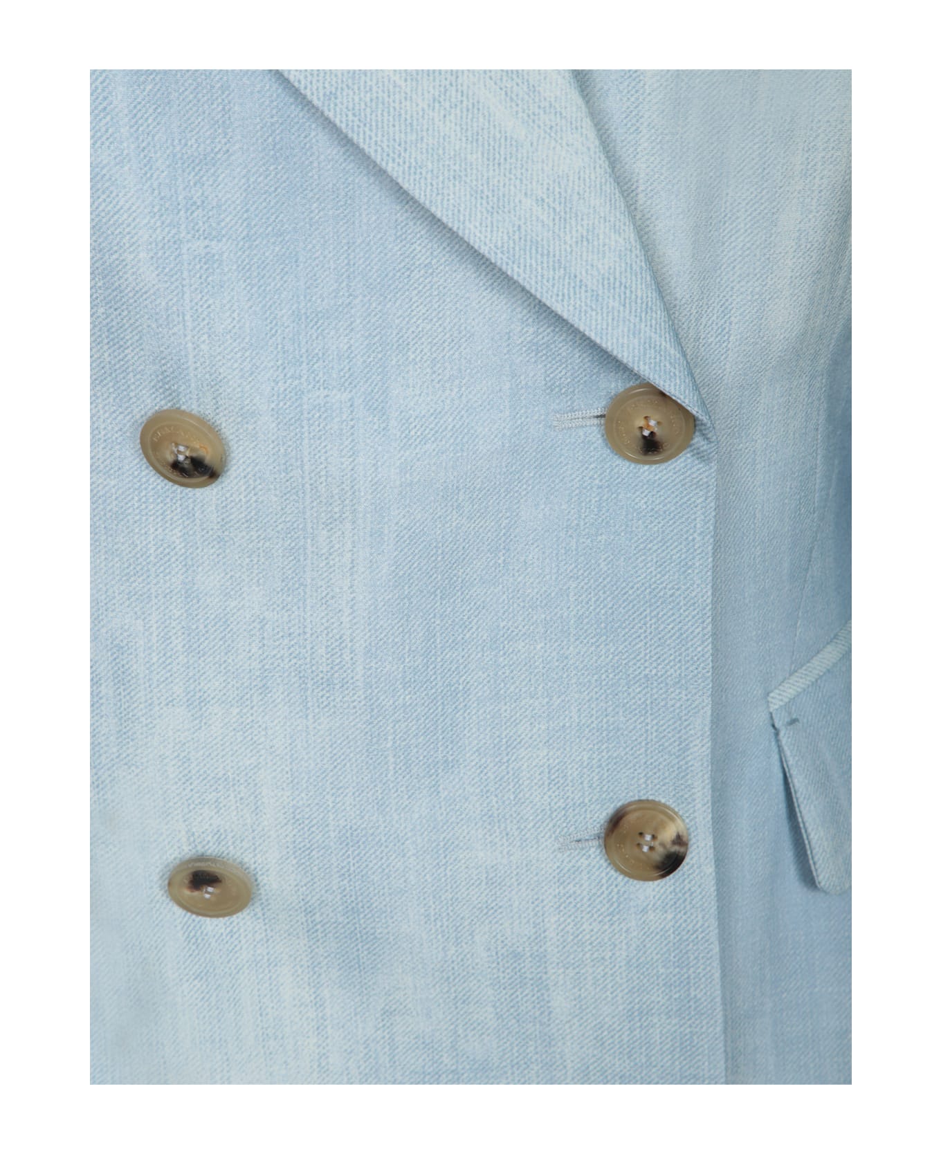 Ermanno Scervino Light Blue Viscose Jacket | italist, ALWAYS