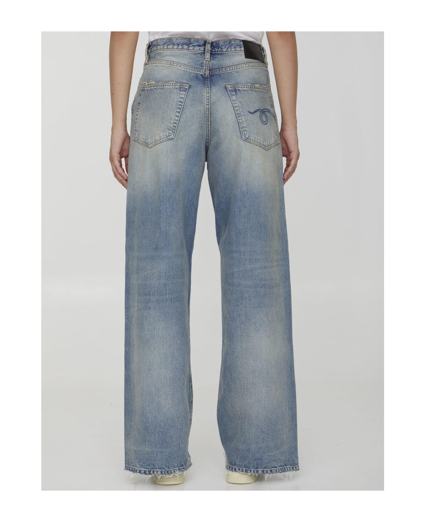 R13 D'arcy Loose Jeans - Blu
