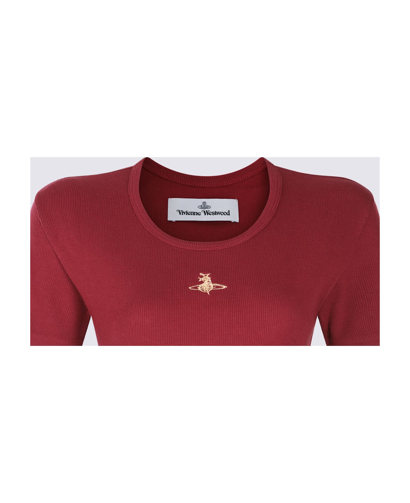 Vivienne Westwood Dark Red Cotton Bodysuit - Brick