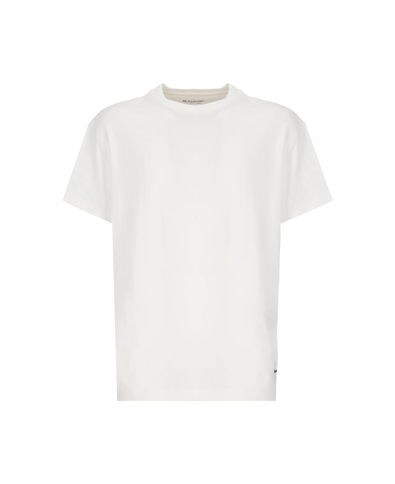 Jil Sander Three Cotton T-shirt Set - White