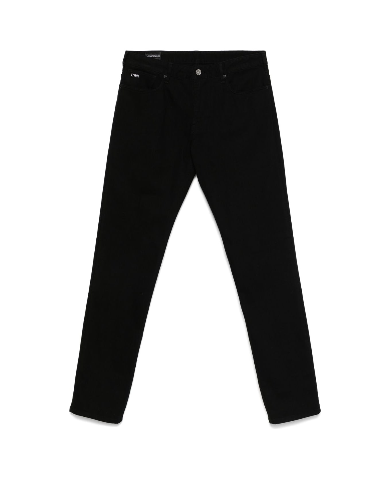 Emporio Armani Denim Cotton Jeans - Black