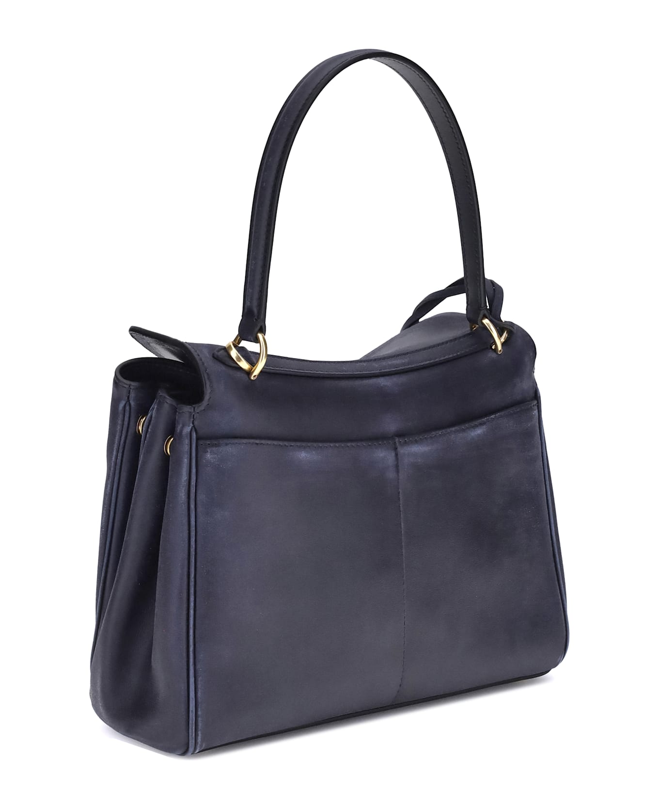 Balenciaga Rodeo Small Shoulder Bag In Used-effect Leather