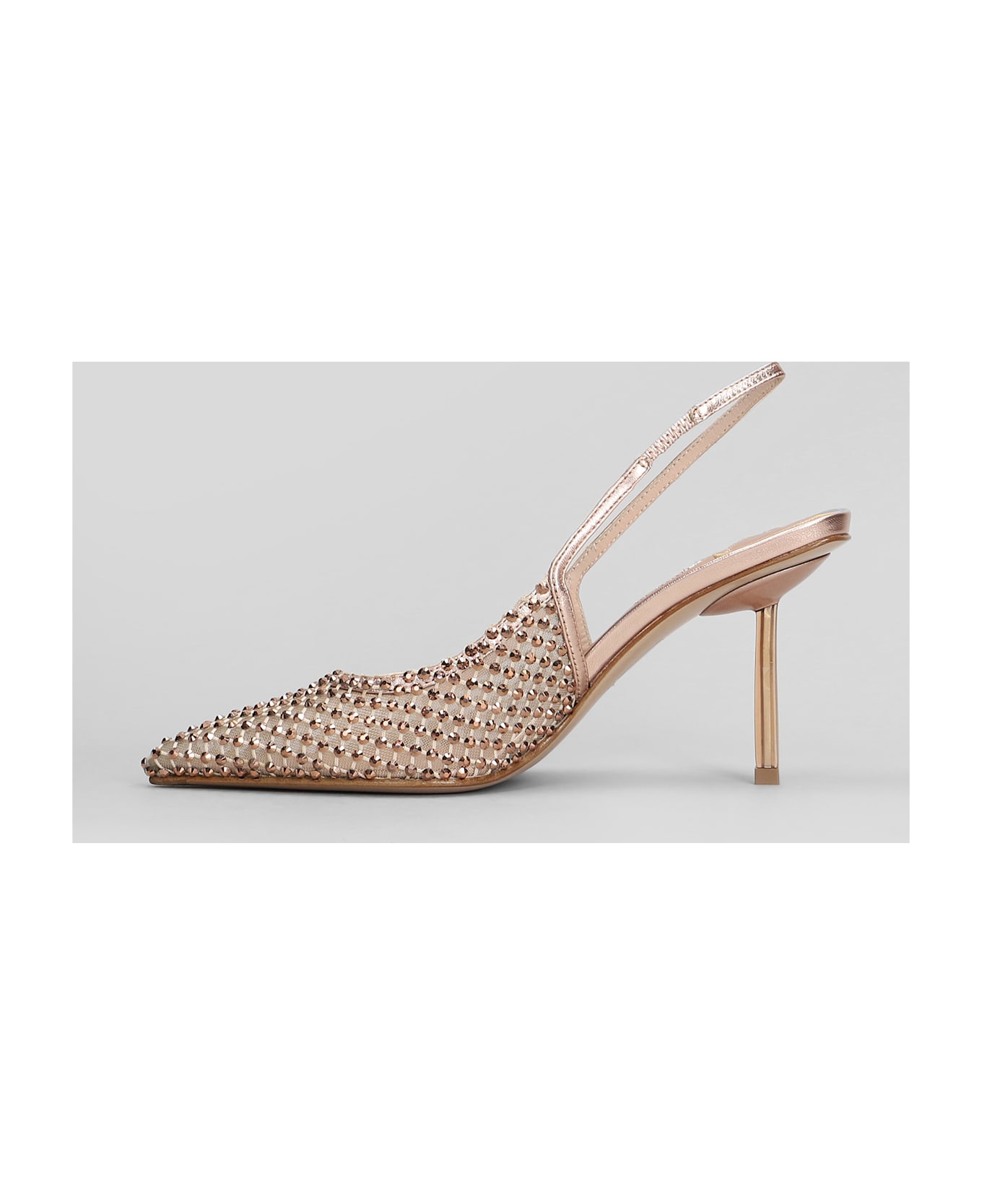 Le Silla Gilda Pumps In Copper Leather - copper
