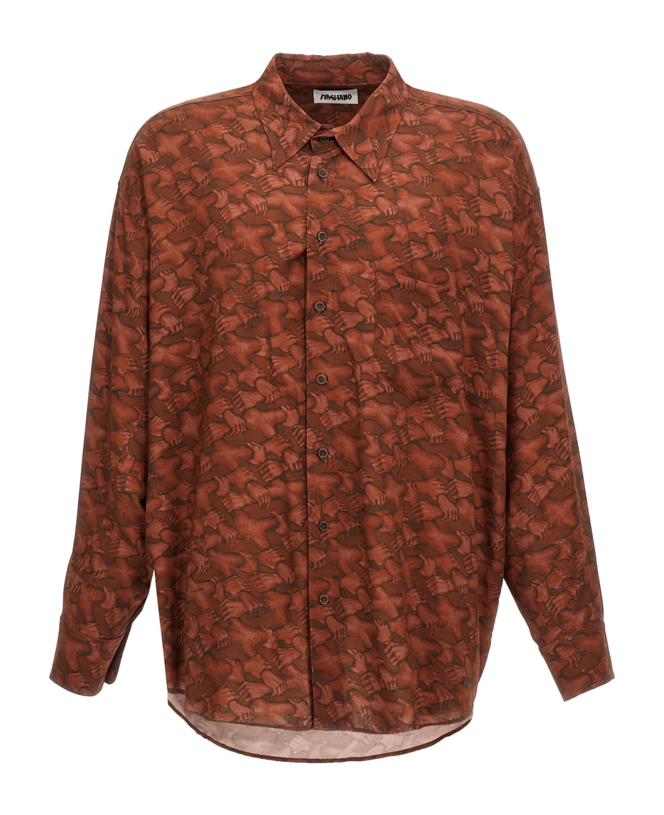 Magliano 'people's Hand' Shirt - Red