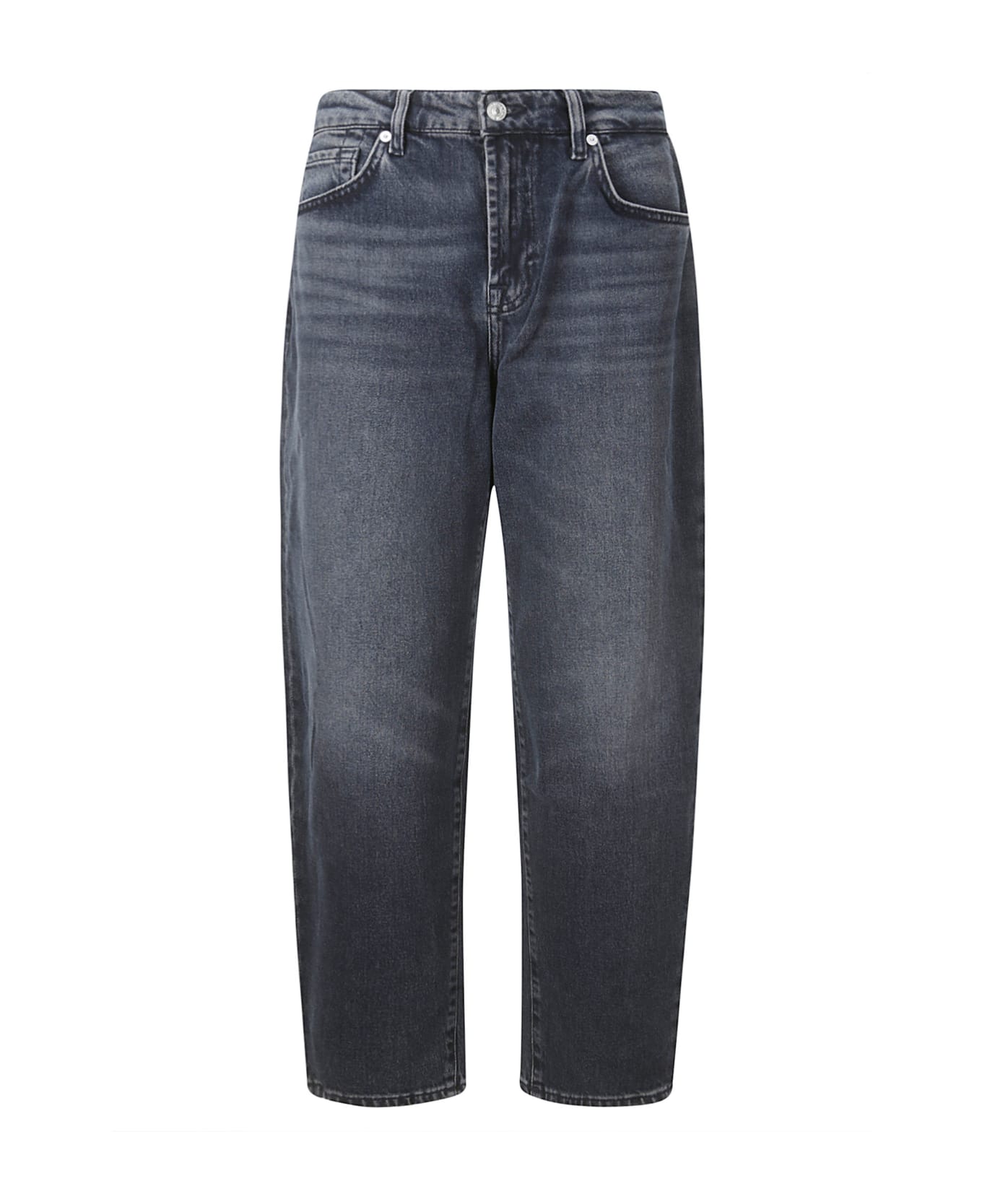 7 For All Mankind Jayne Tapered Full Moon - DARK BLUE