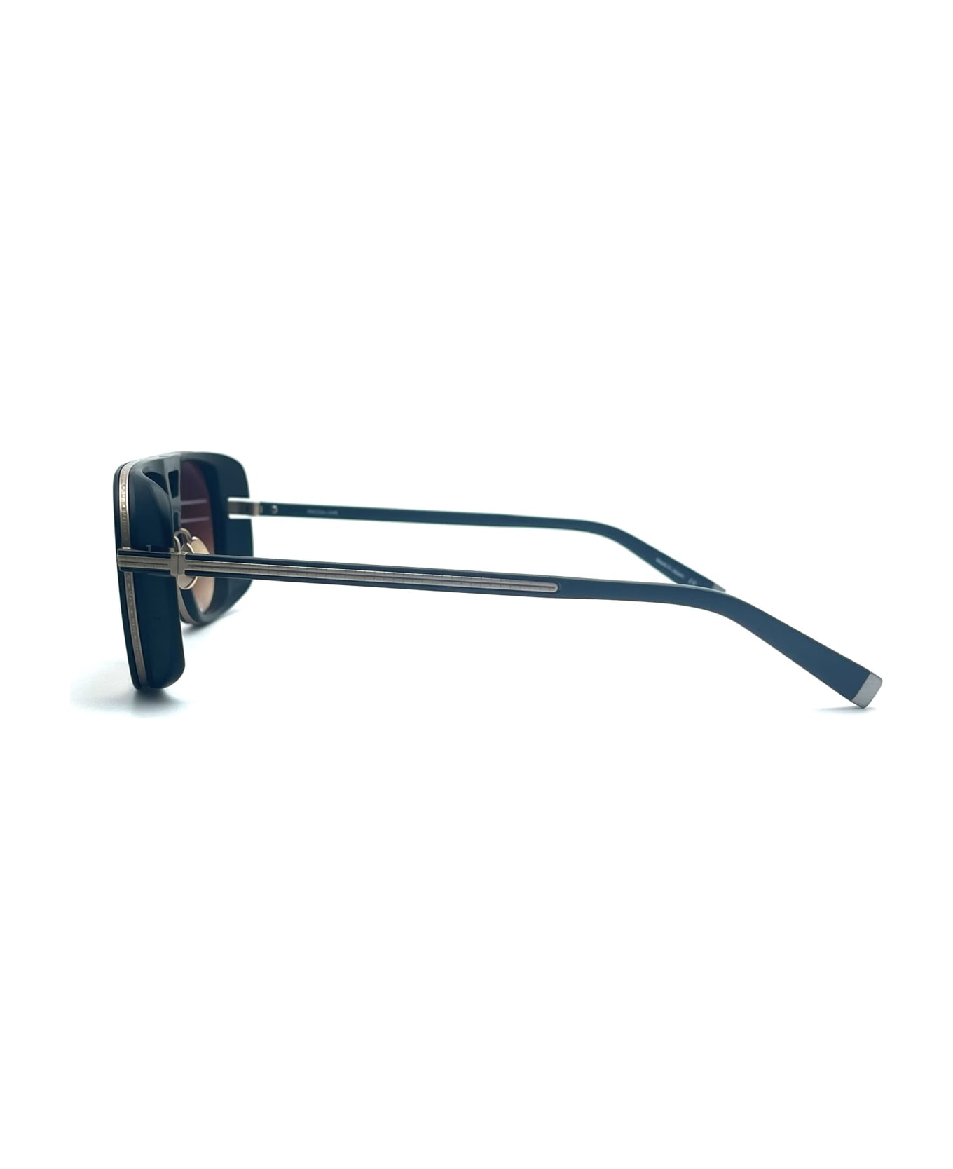 Matsuda M3023-v2 - Matte Gold Sunglasses - Matte black サングラス