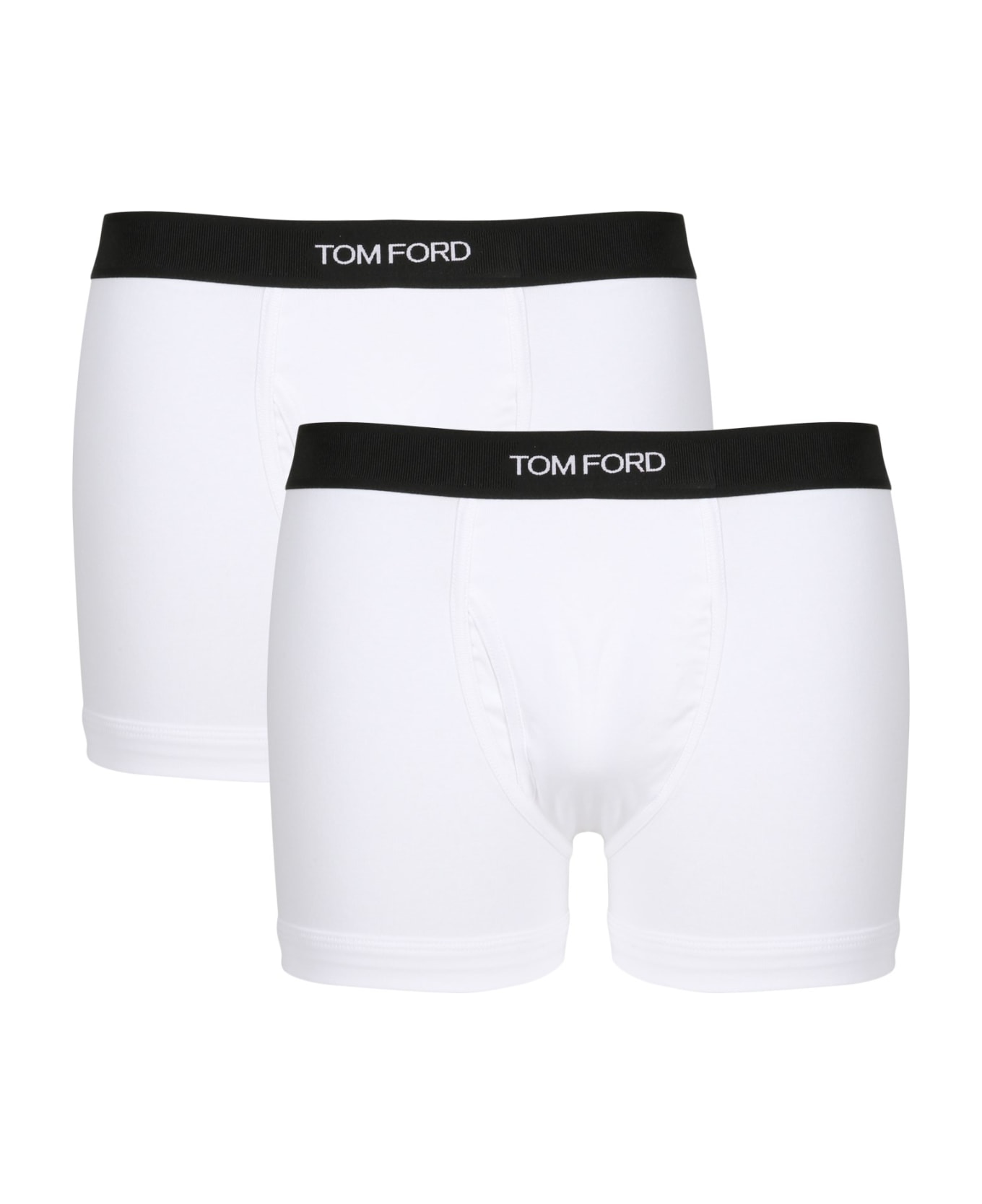 Tom Ford Pack Of Two Boxers - White