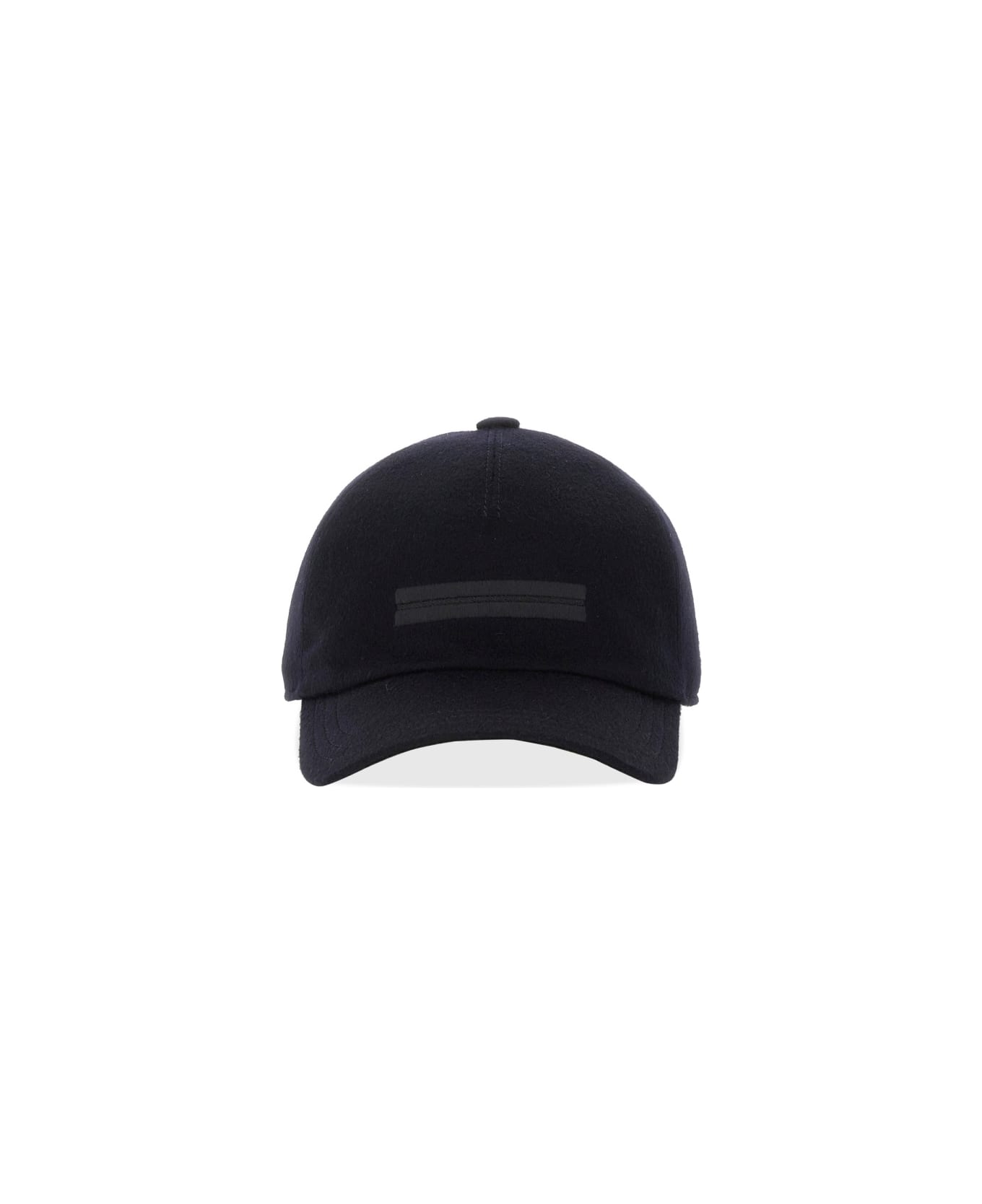 Zegna Baseball Hat With Logo - BLACK 帽子