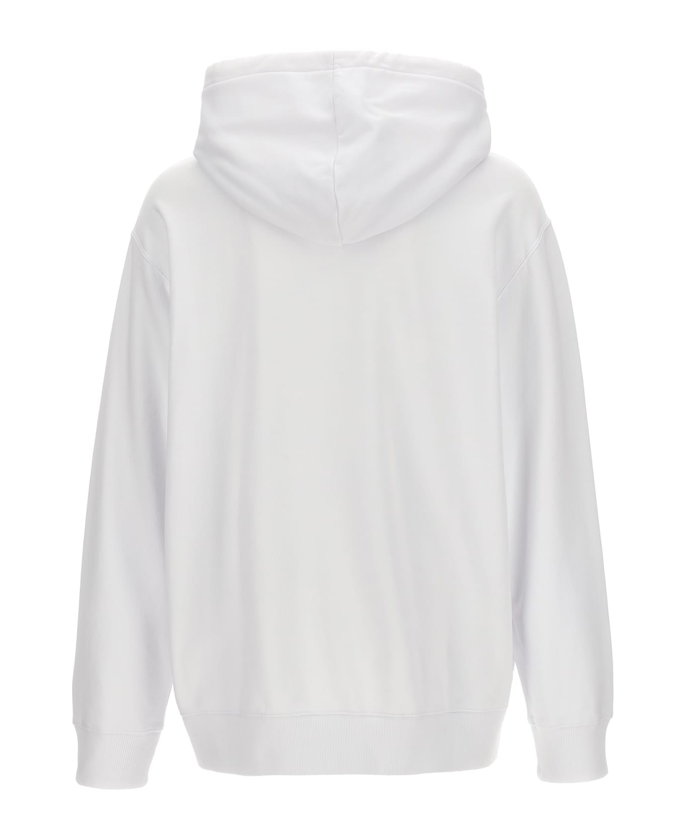 Lanvin Logo Embroidery Hoodie - White