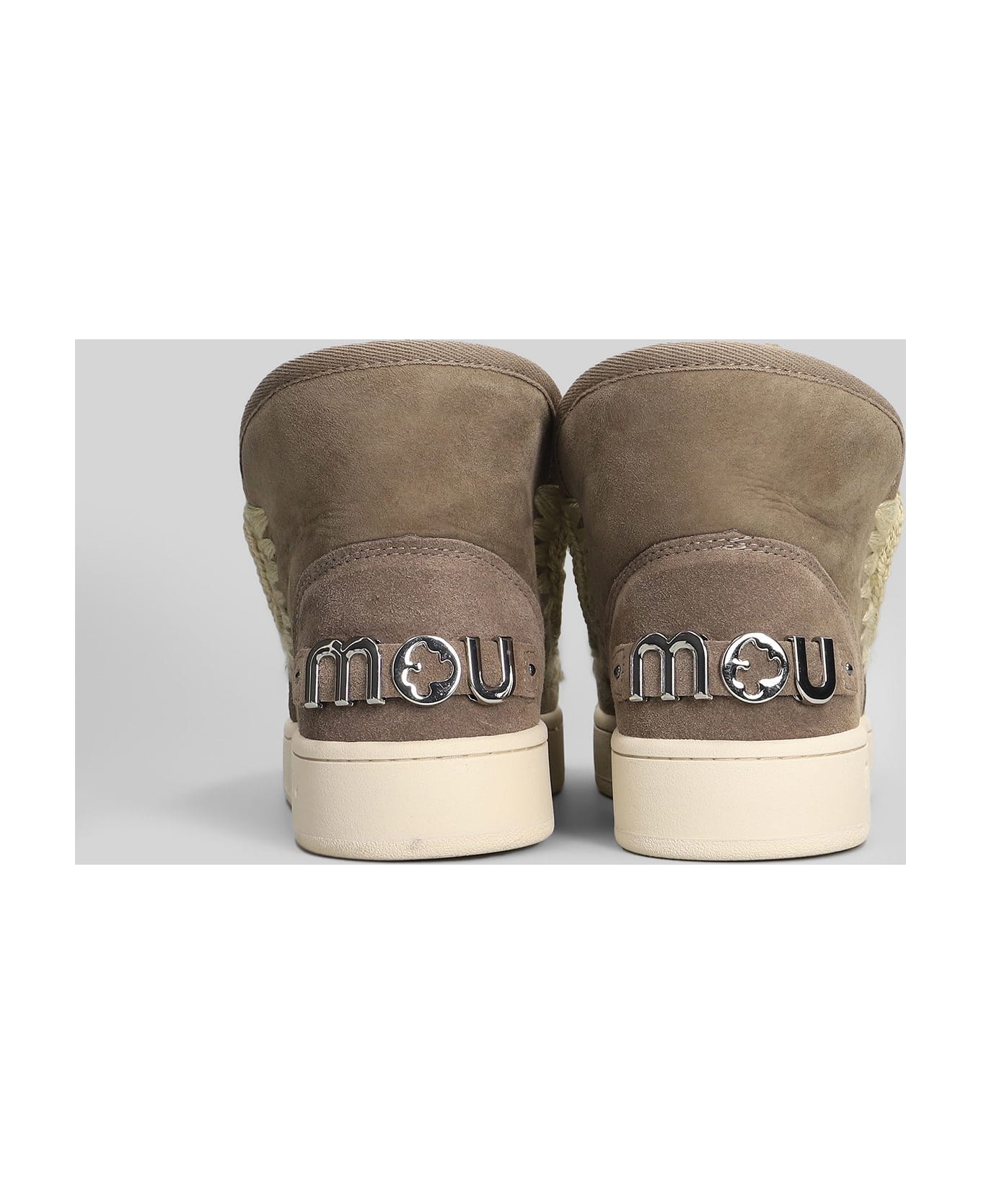 Mou New Eskimo Sneaker Sneakers In Grey Suede - grey スニーカー