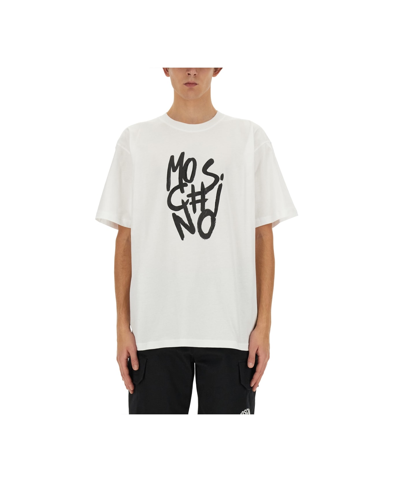 Moschino T-shirt With Logo - WHITE