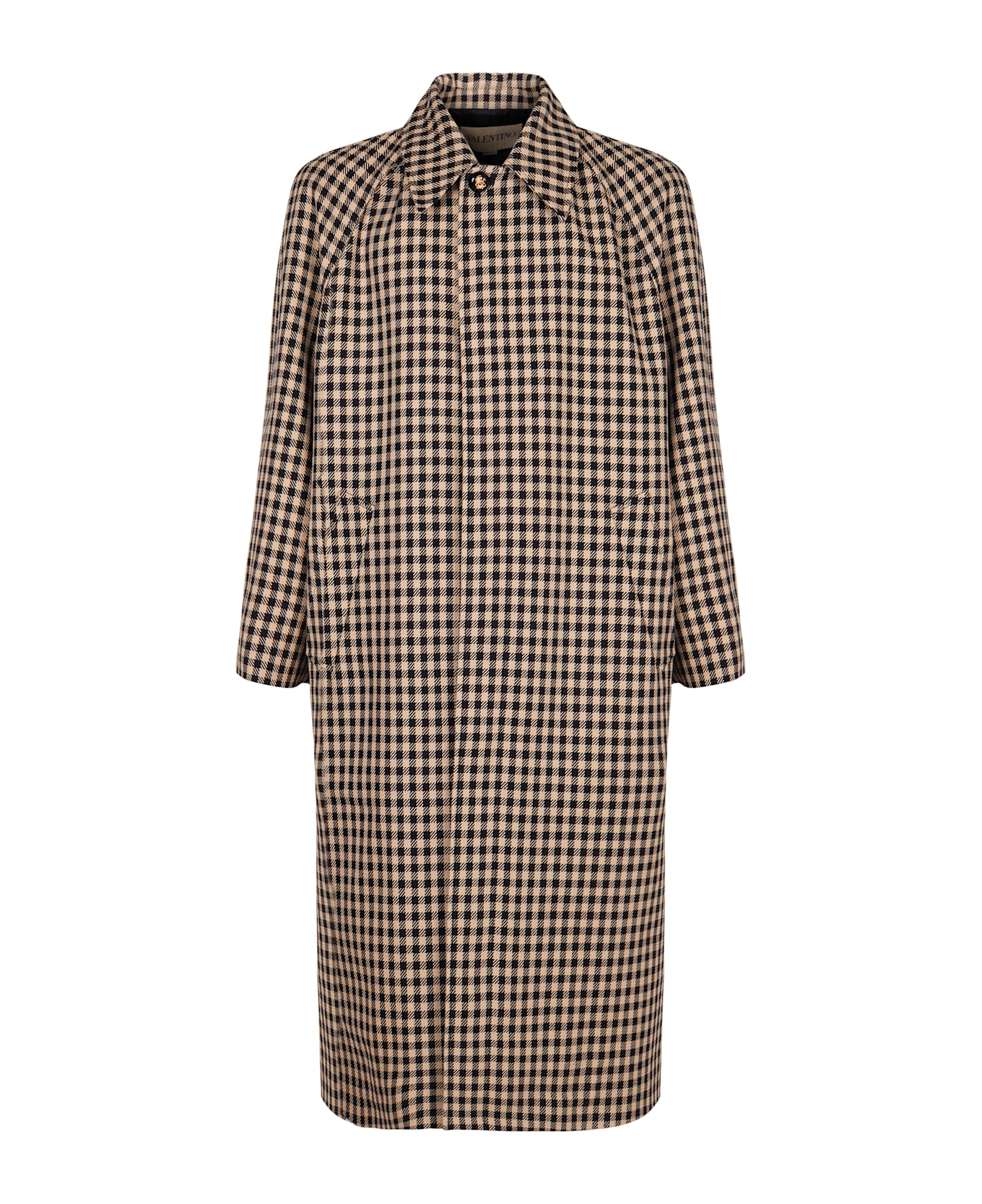 Valentino Garavani Wool Blend Coat - Beige